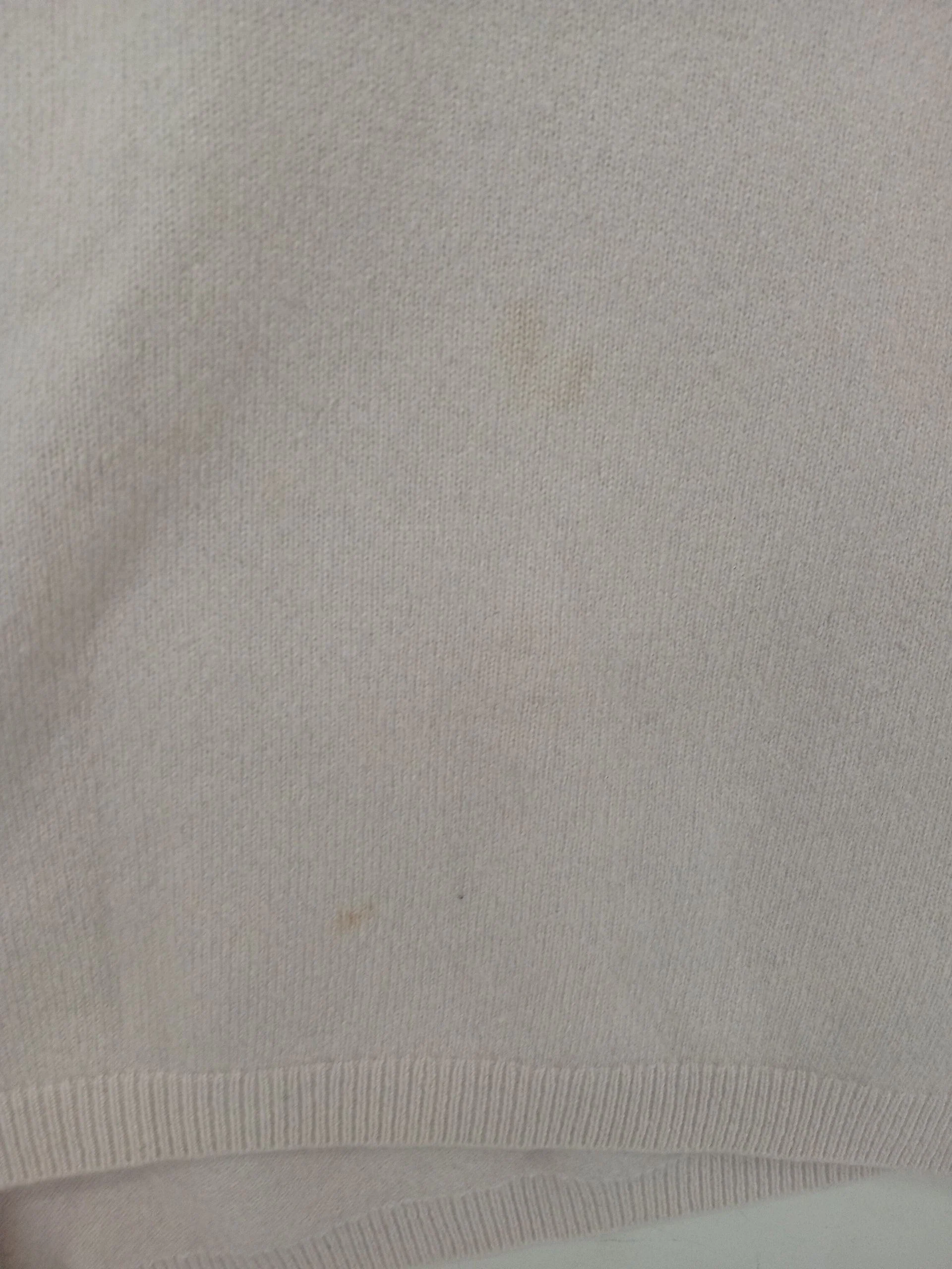The White Company Women's Jumper S Cream 100% Cashmere V-Neck Pullover - Image 5