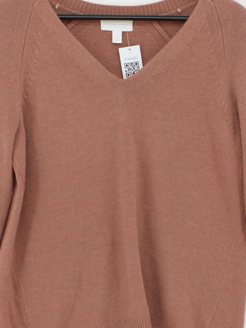 The White Company Women's Jumper UK 10 Brown Wool - Image 3