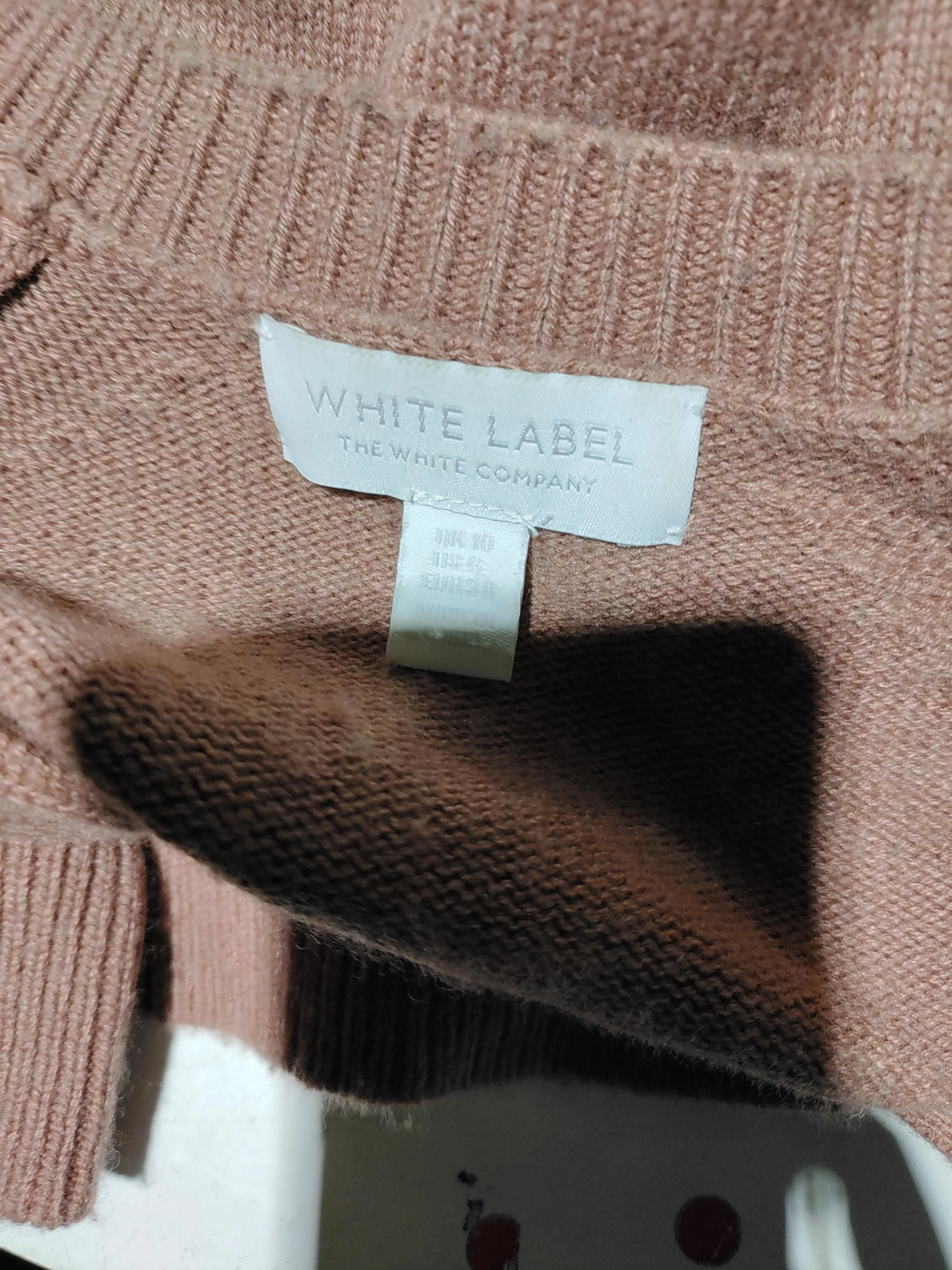 The White Company Women's Jumper UK 10 Brown Wool - Image 6