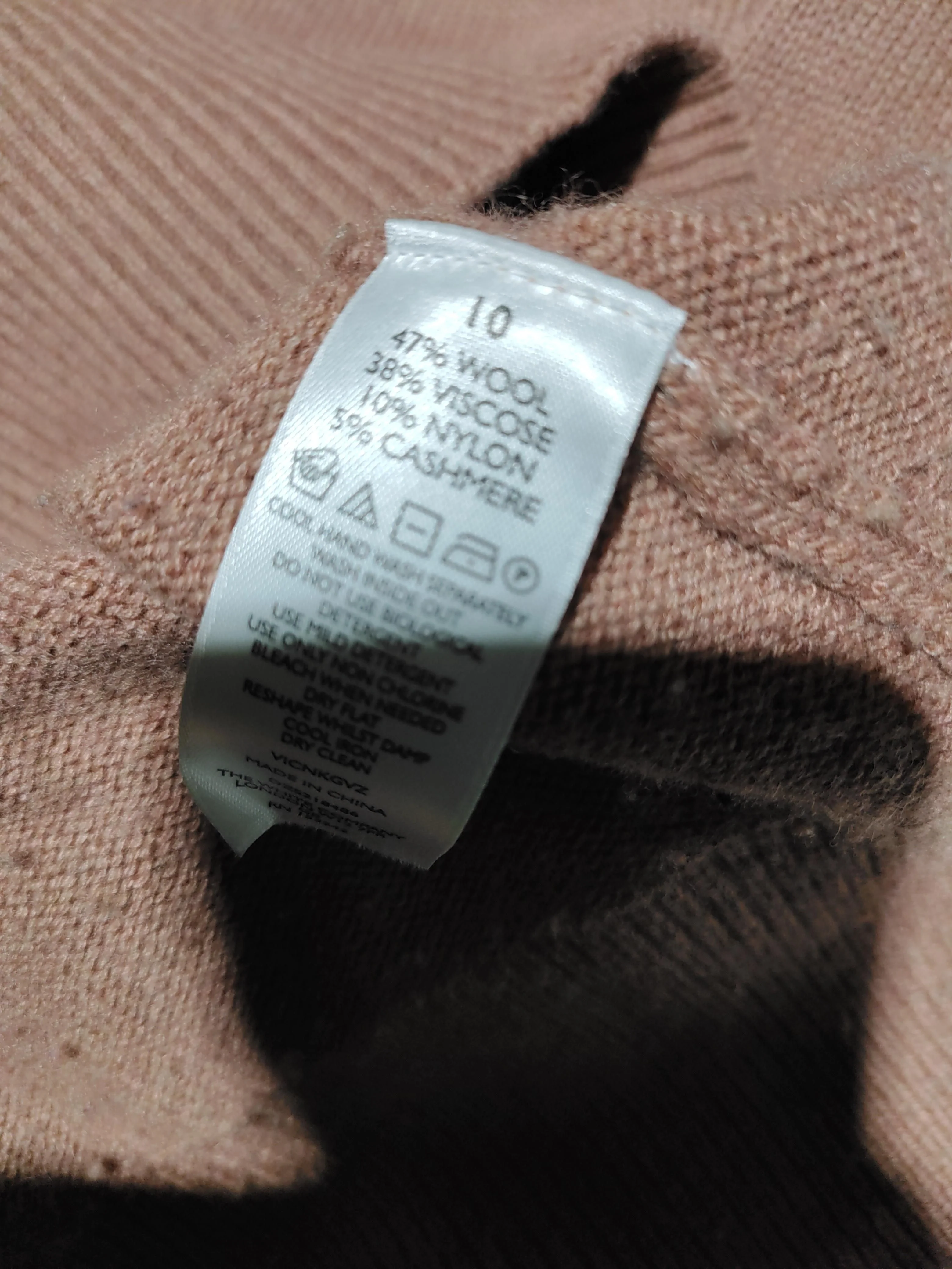 The White Company Women's Jumper UK 10 Brown Wool - Image 7
