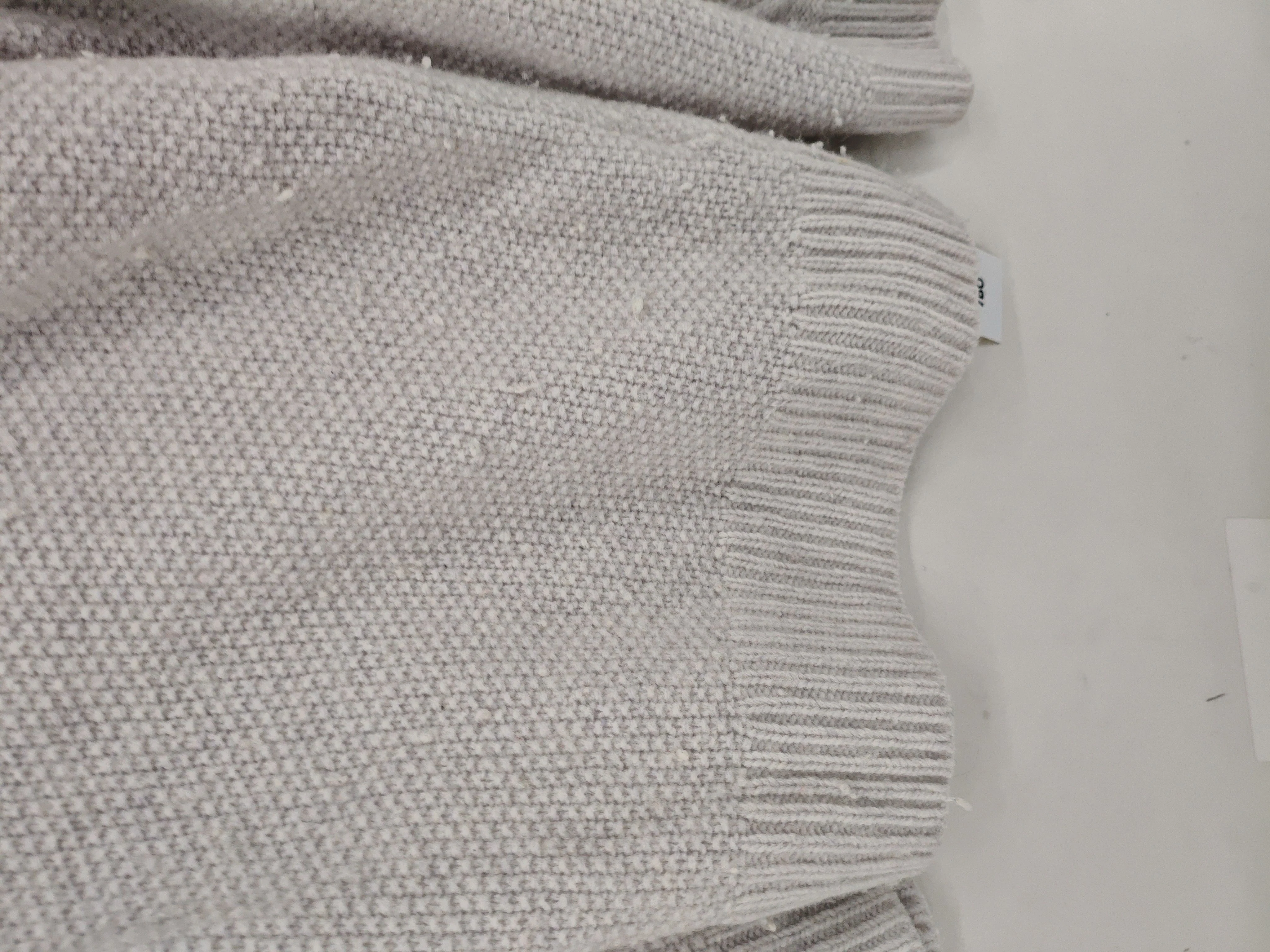 The White Company Women's Jumper UK 12 Grey Wool with Nylon Roll Neck Pullover - Image 6
