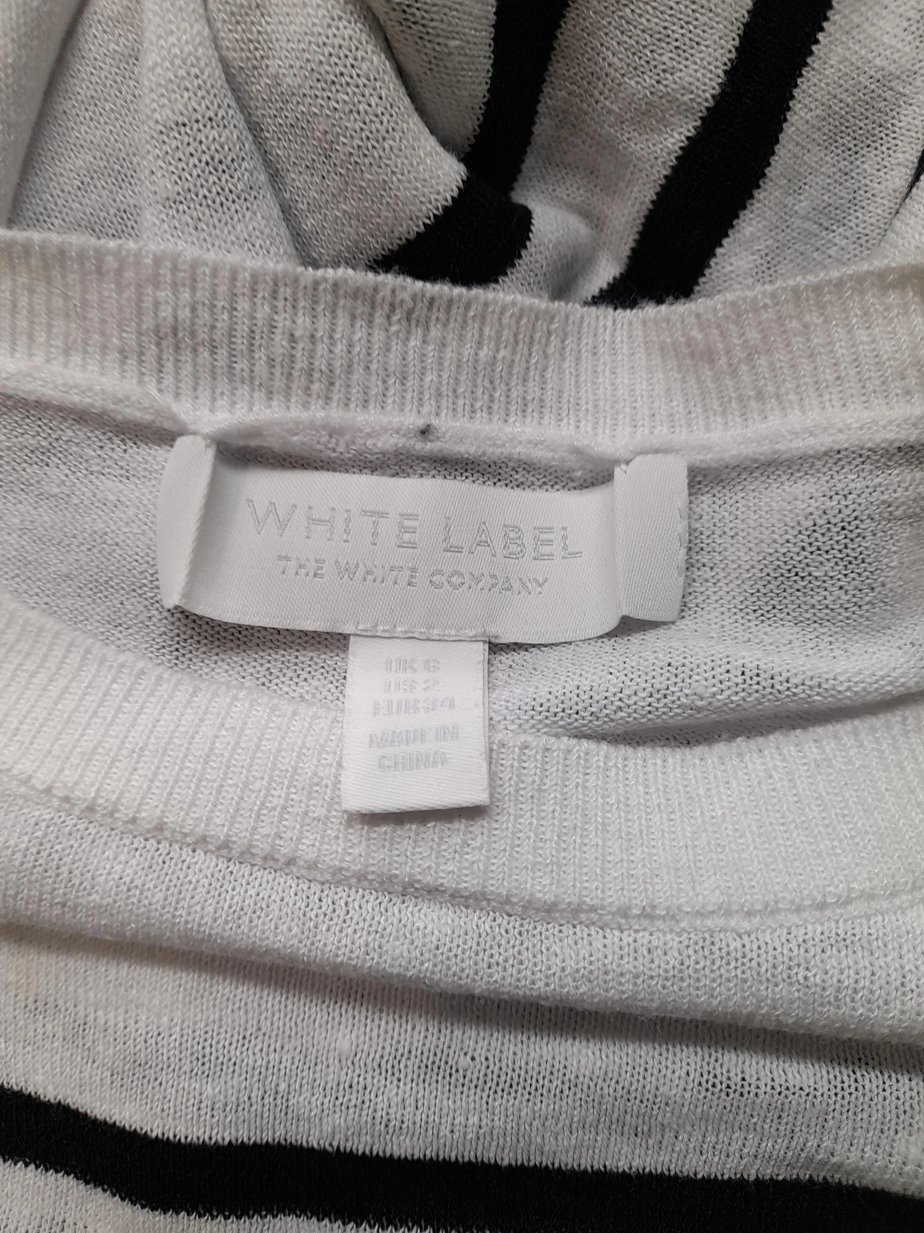 The White Company Women's Jumper UK 6 Multi Linen with Cotton, Nylon Pullover - Image 5