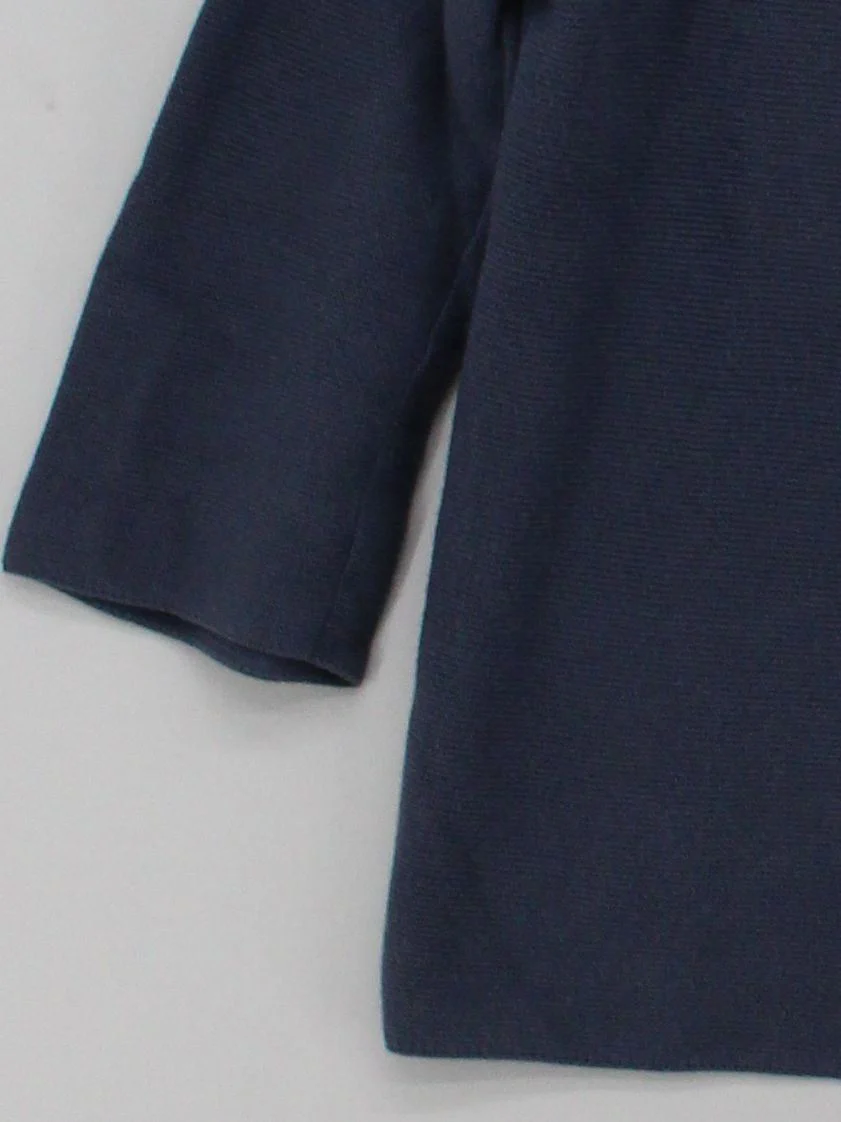 The White Company Women's Jumper UK 8 Blue 100% Cotton Round Neck Pullover - Image 4