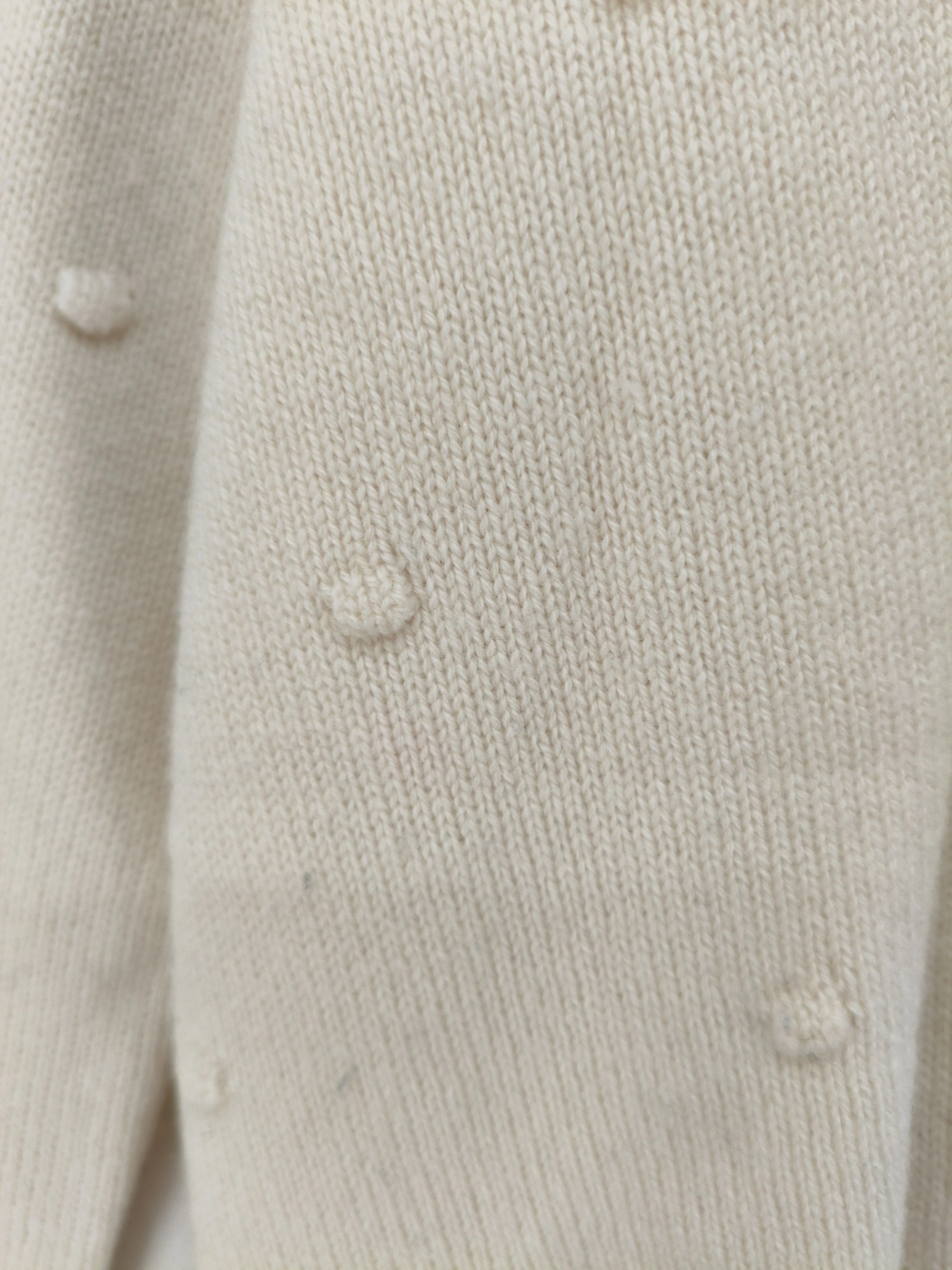 The White Company Women's Jumper XL Cream 100% Wool Mock Neck Pullover - Image 5