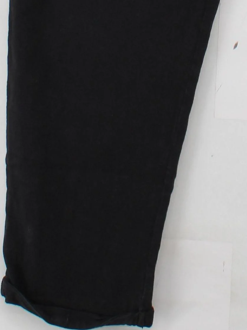 The White Company Women's Jumpsuit UK 8 Black 100% Cotton Tapered Jumpsuit - Image 4