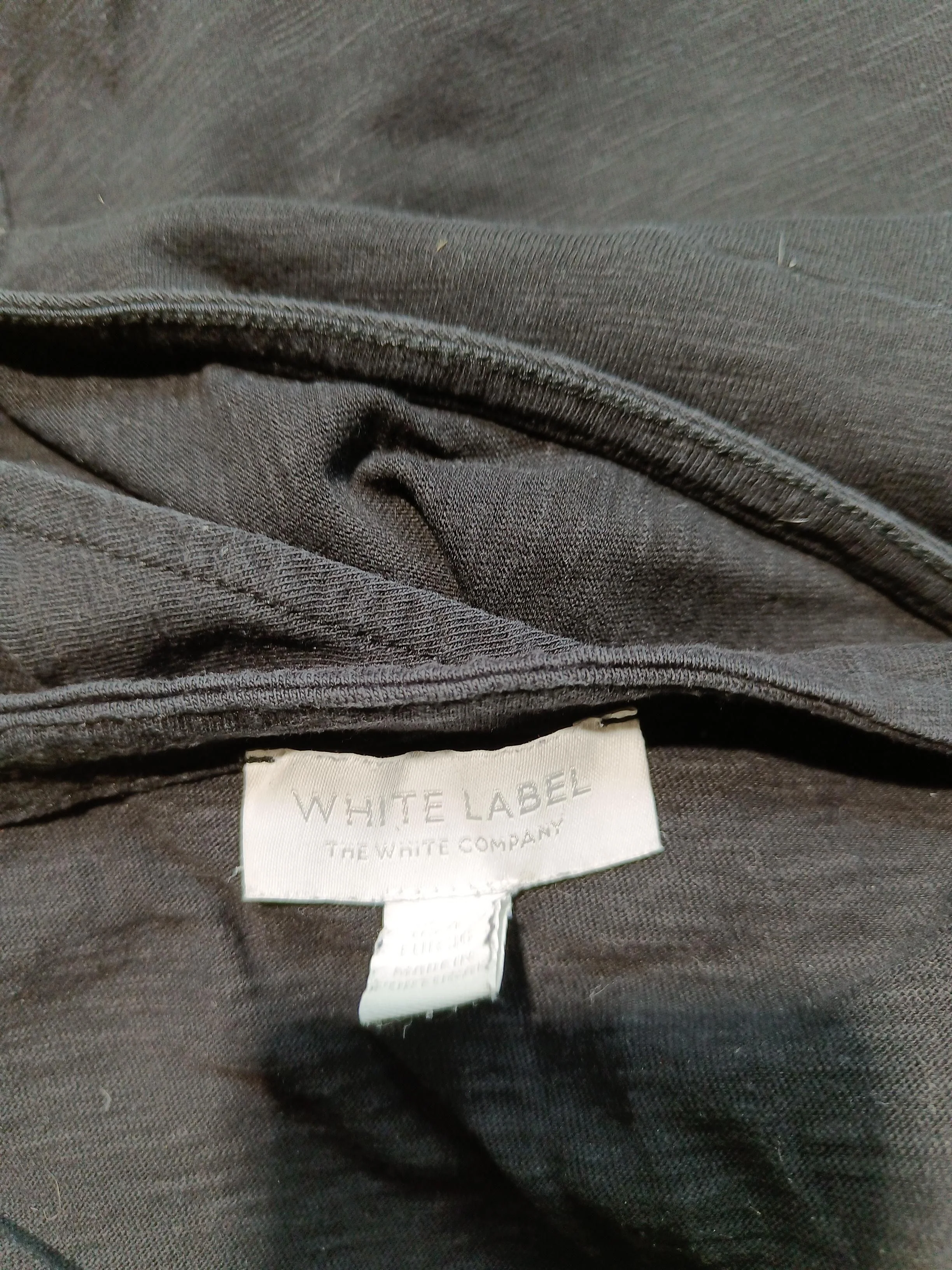 The White Company Women's Jumpsuit UK 8 Black 100% Cotton Tapered Jumpsuit - Image 5