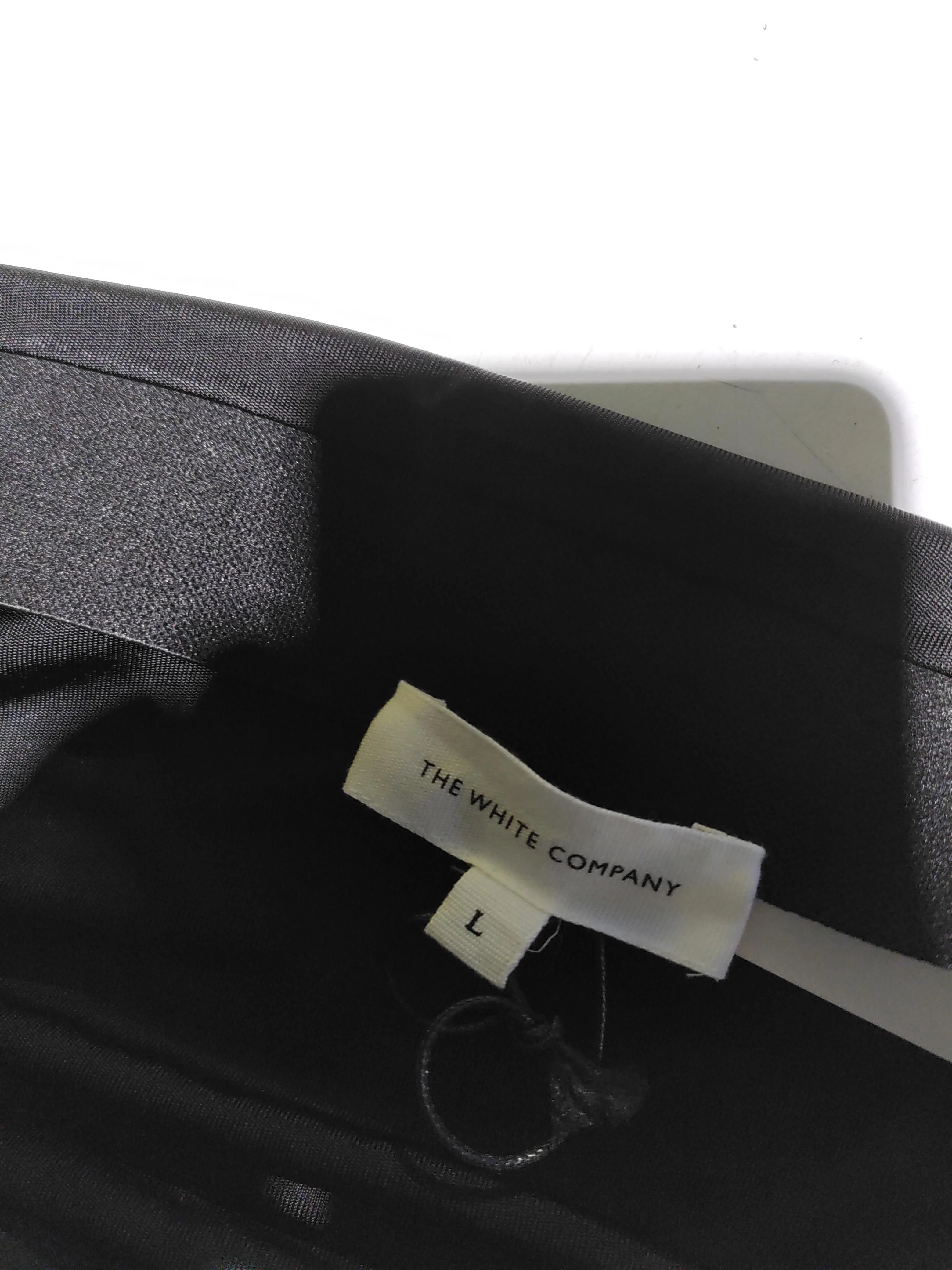 The White Company Women's Maxi Skirt L Black 100% Viscose Maxi New with tags - Image 5