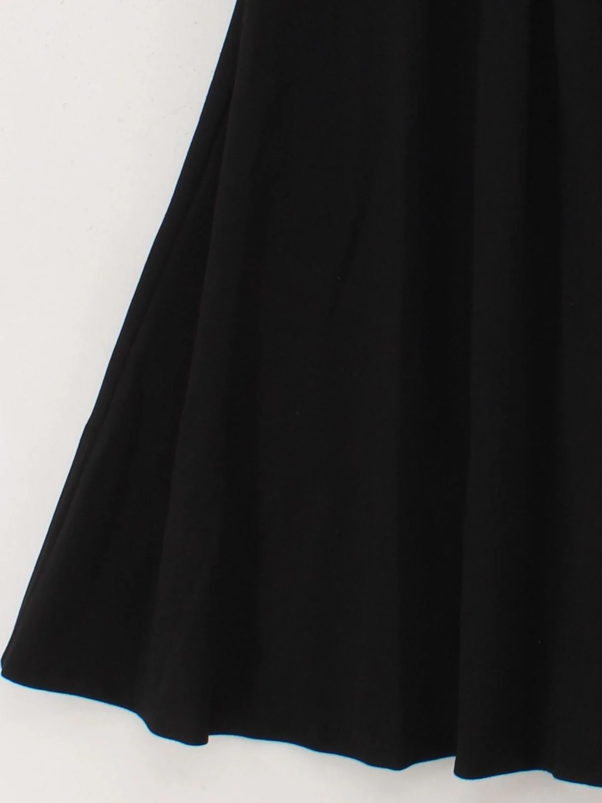 The White Company Women's Midi Skirt UK 12 Black Viscose - Image 4
