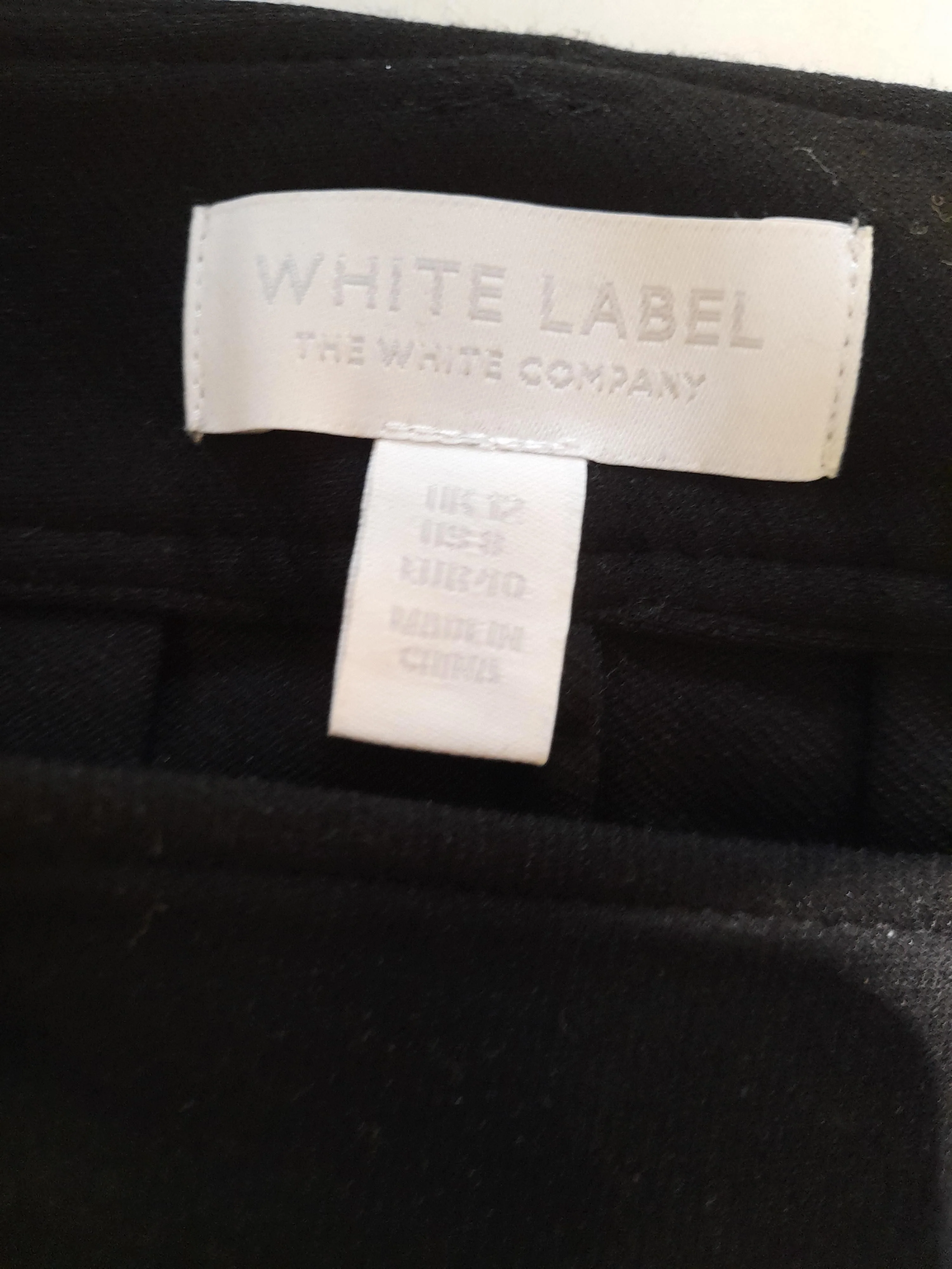 The White Company Women's Midi Skirt UK 12 Black Viscose - Image 5