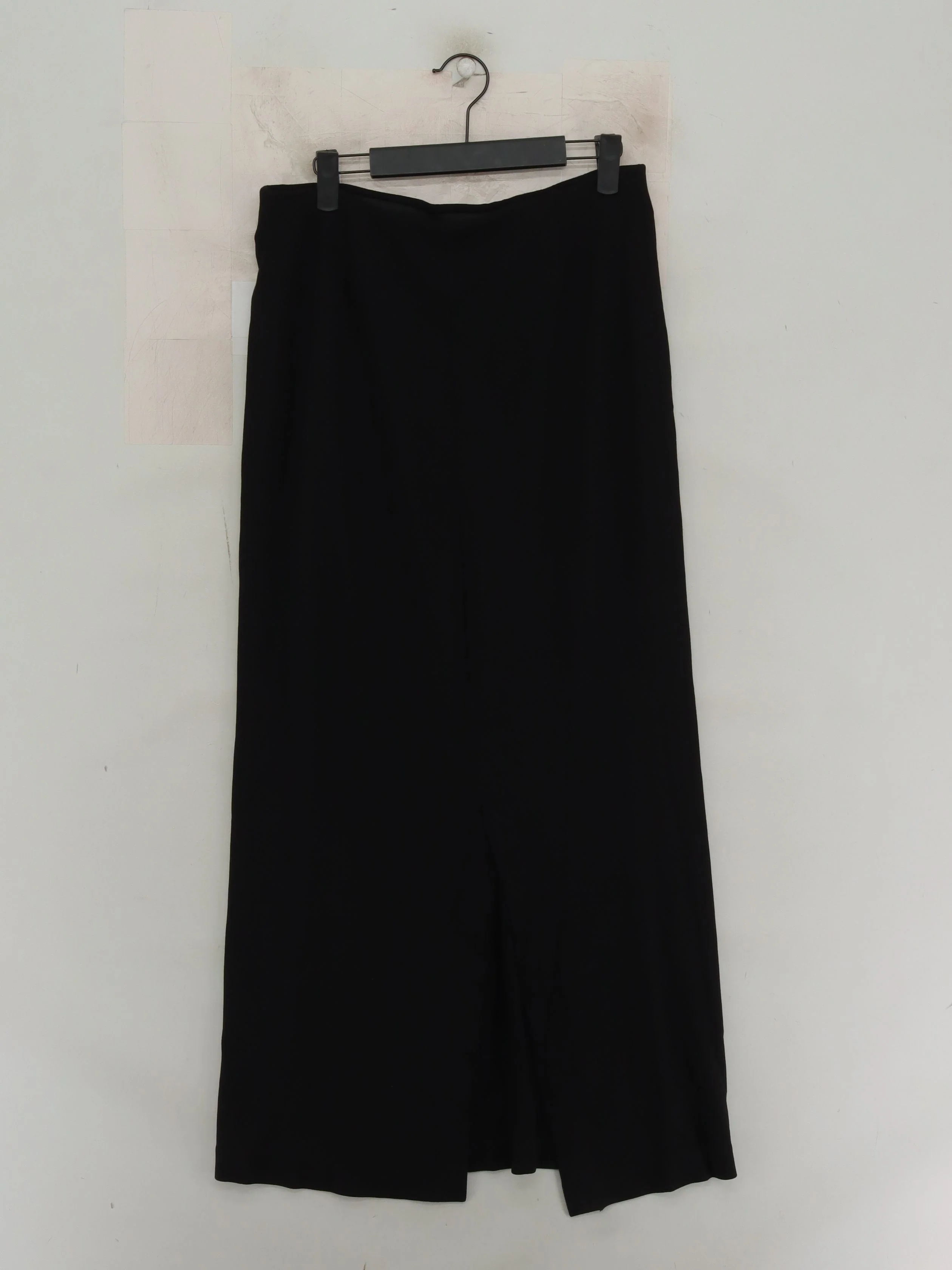 The White Company Women's Midi Skirt UK 14 Black Viscose - Image 2