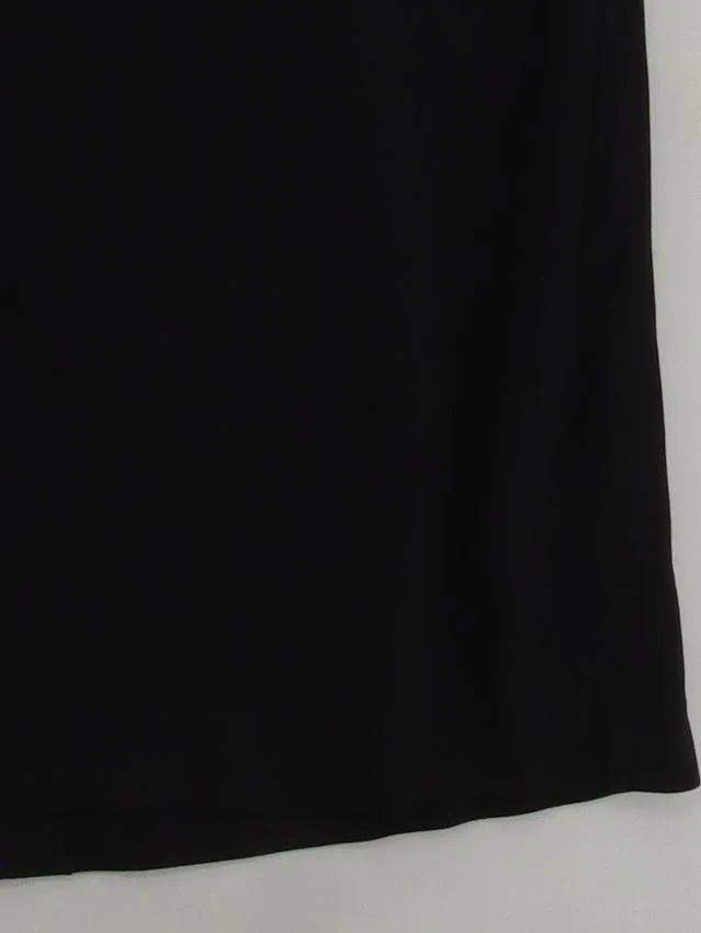 The White Company Women's Midi Skirt UK 14 Black Viscose - Image 4