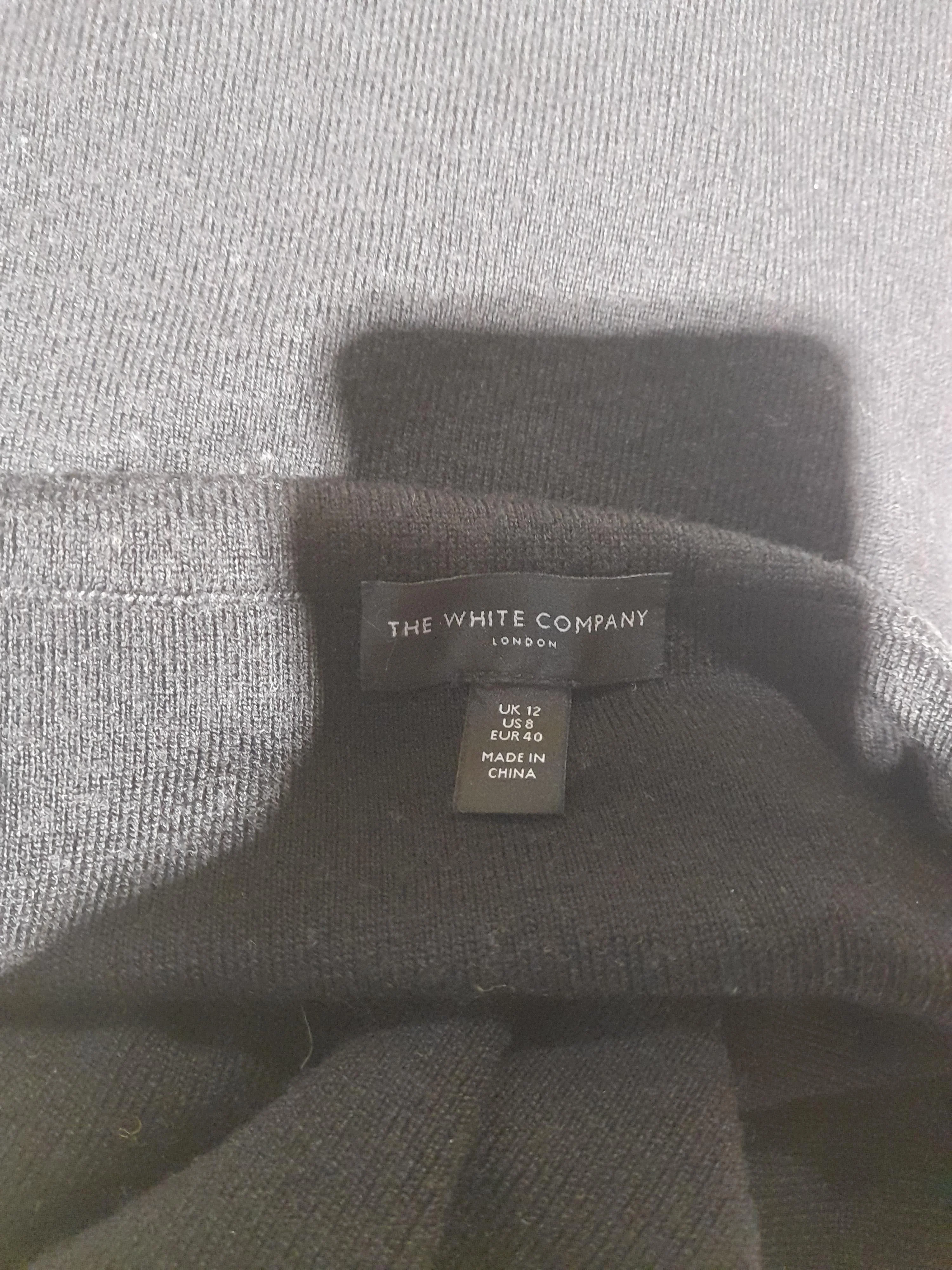 The White Company Women's Mini Skirt UK 12 Black Wool - Image 6