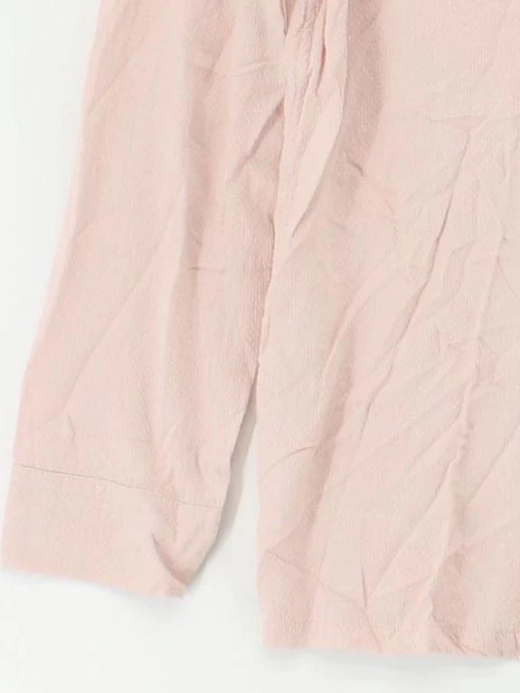 The White Company Women's Shirt S Pink 100% Viscose 3/4 Sleeve Collared Basic - Image 4