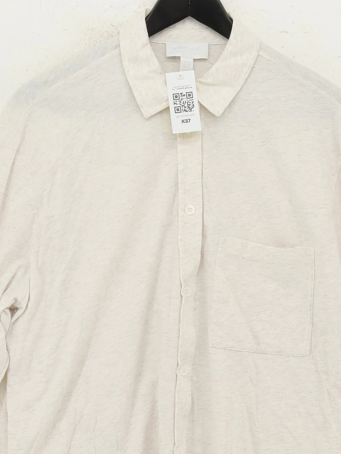 The White Company Women's Shirt UK 14 Cream 100% Cotton Basic - Image 3