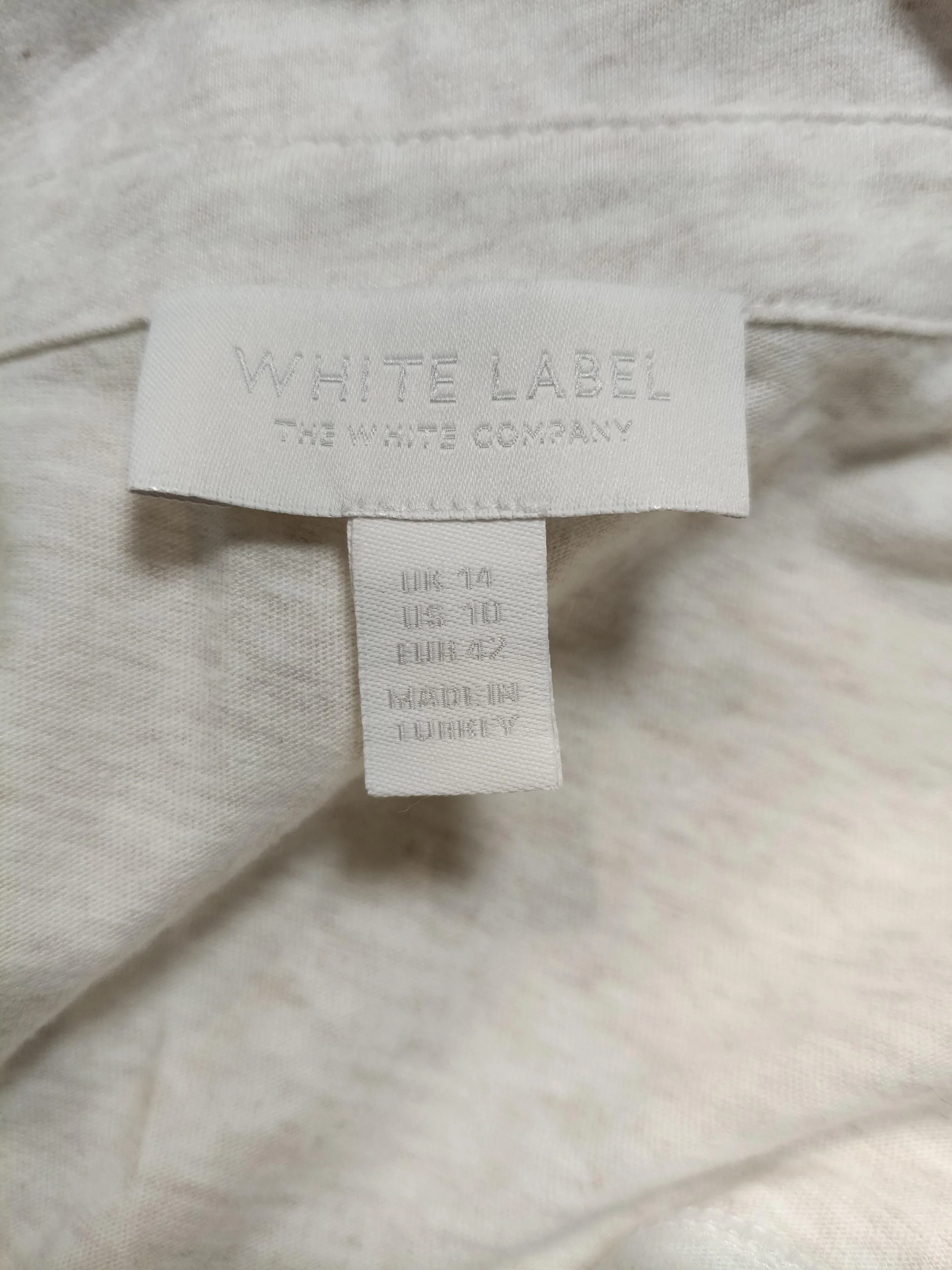 The White Company Women's Shirt UK 14 Cream 100% Cotton Basic - Image 5