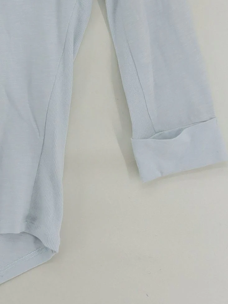 The White Company Women's Shirt UK 8 Blue 100% Cotton 3/4 Sleeve Collared Basic - Image 4