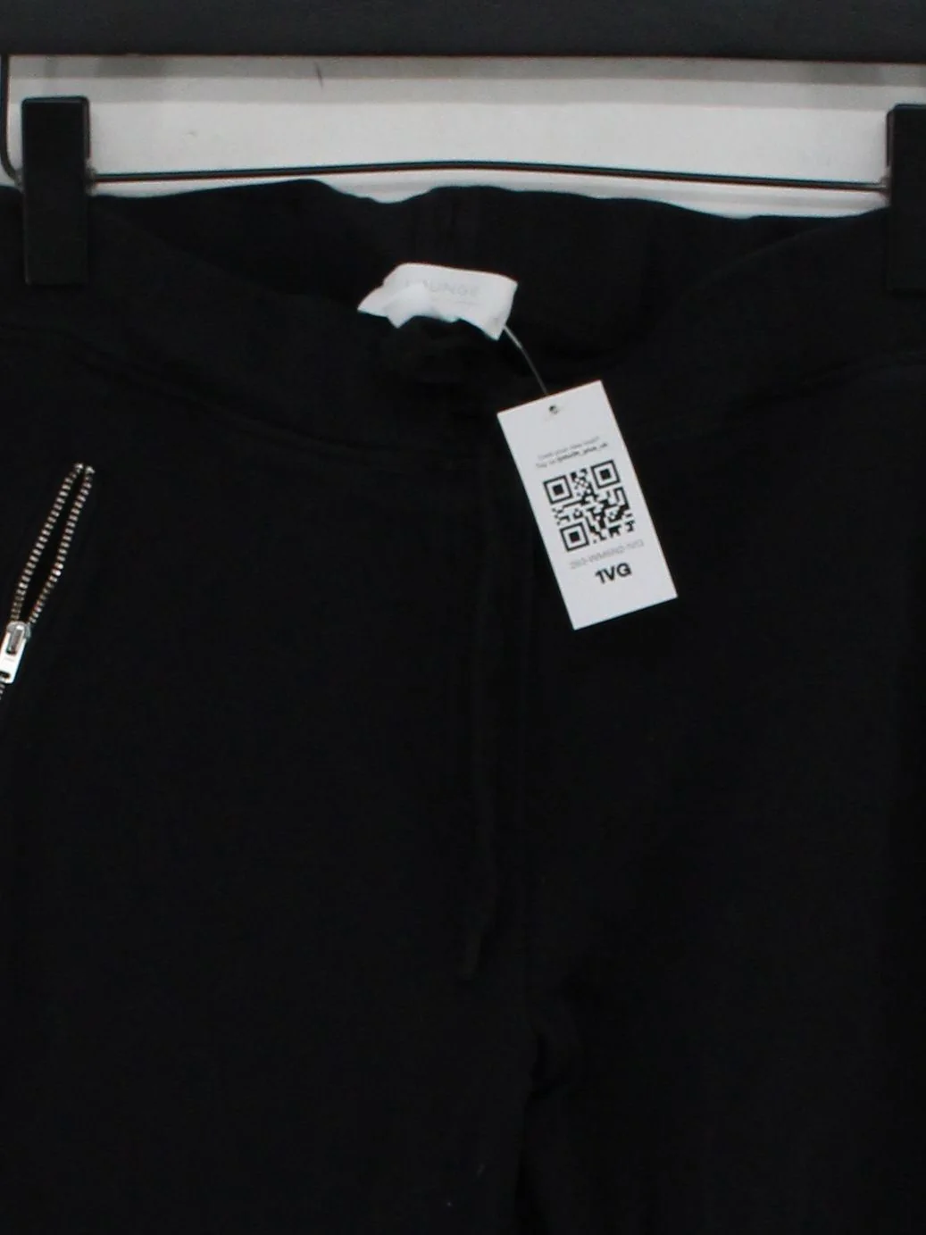 The White Company Women's Sports Bottoms UK 12 Black Cotton - Image 3