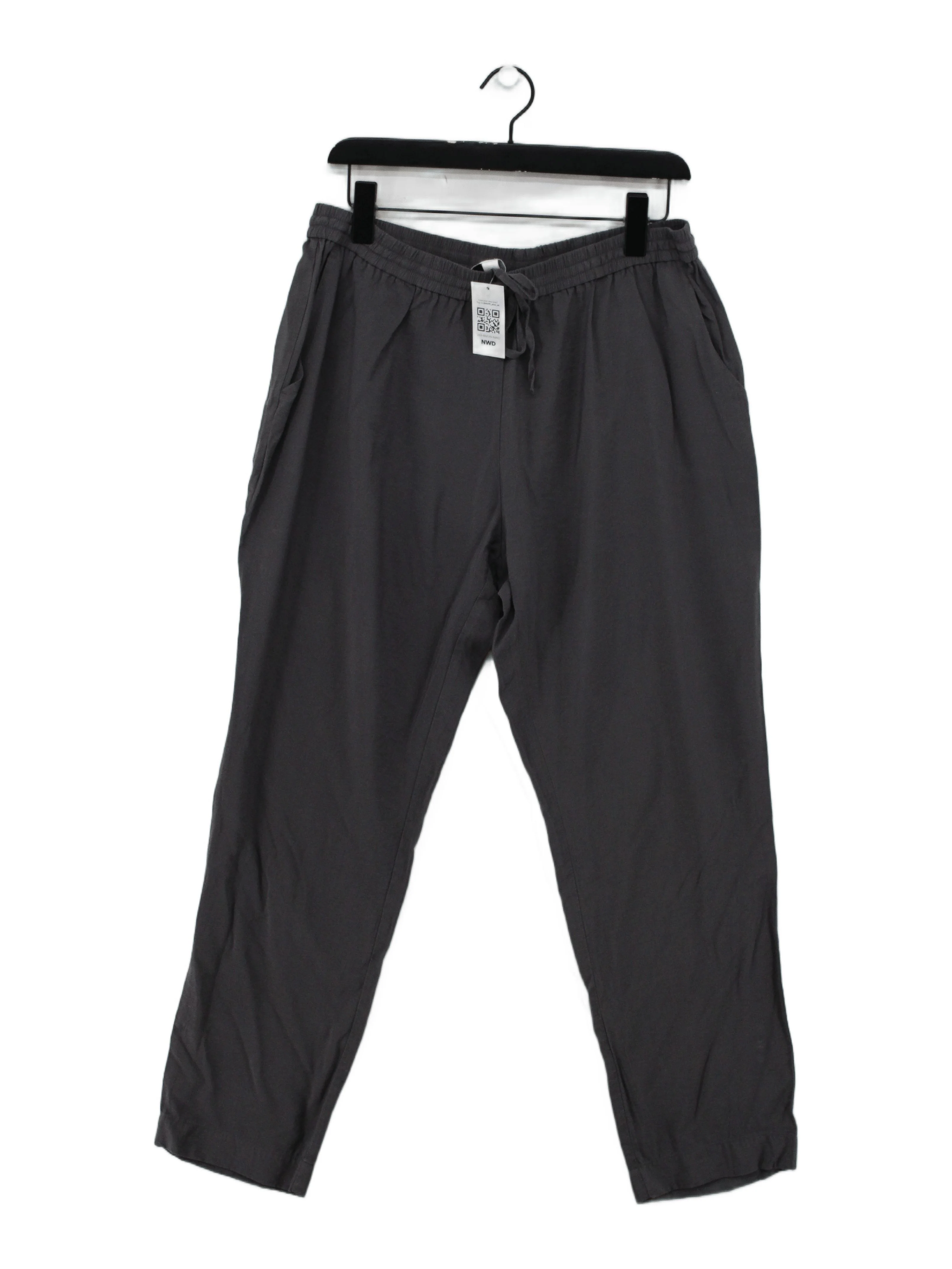 The White Company Women's Sports Bottoms UK 16 Grey Viscose