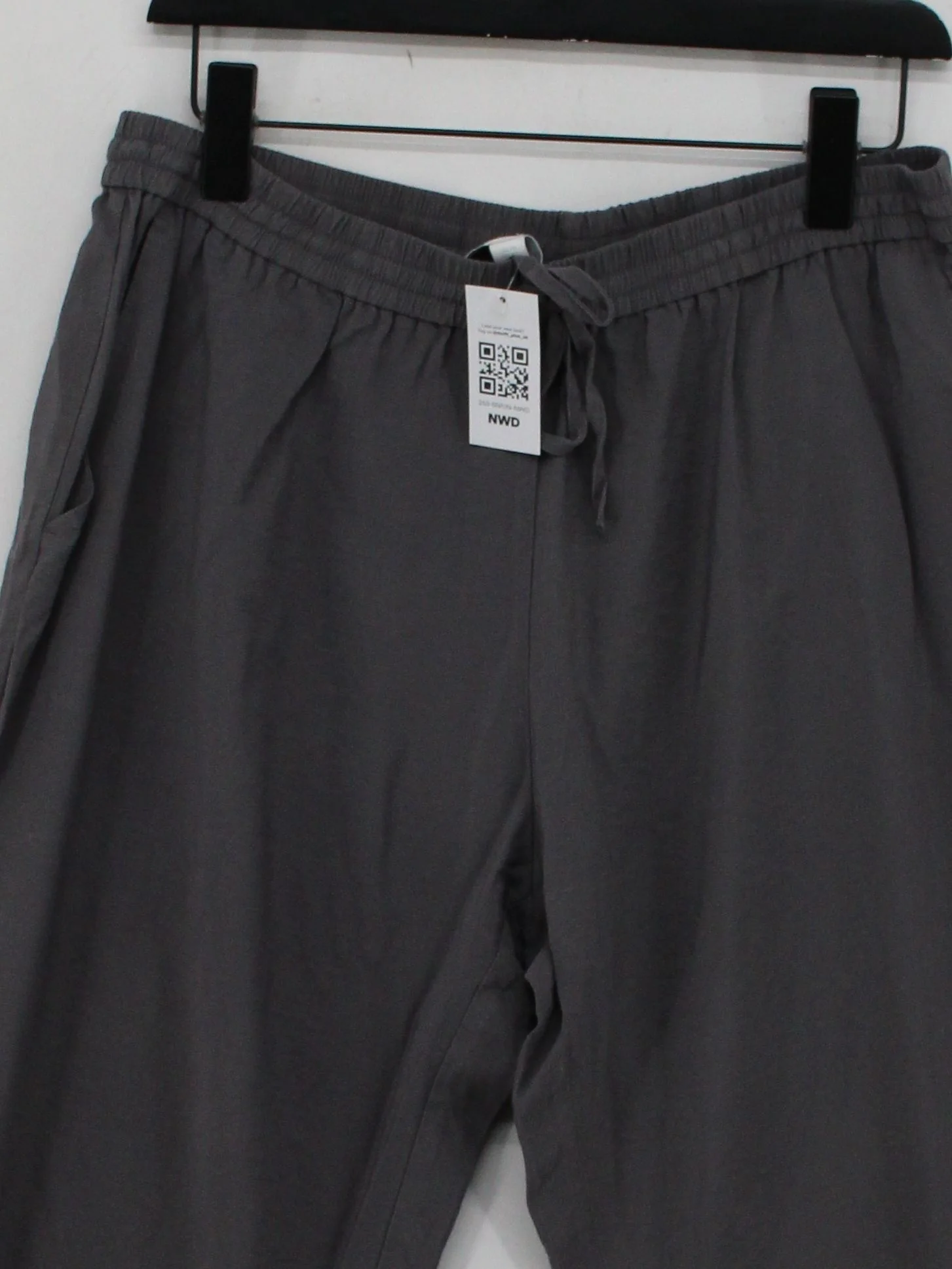 The White Company Women's Sports Bottoms UK 16 Grey Viscose - Image 3