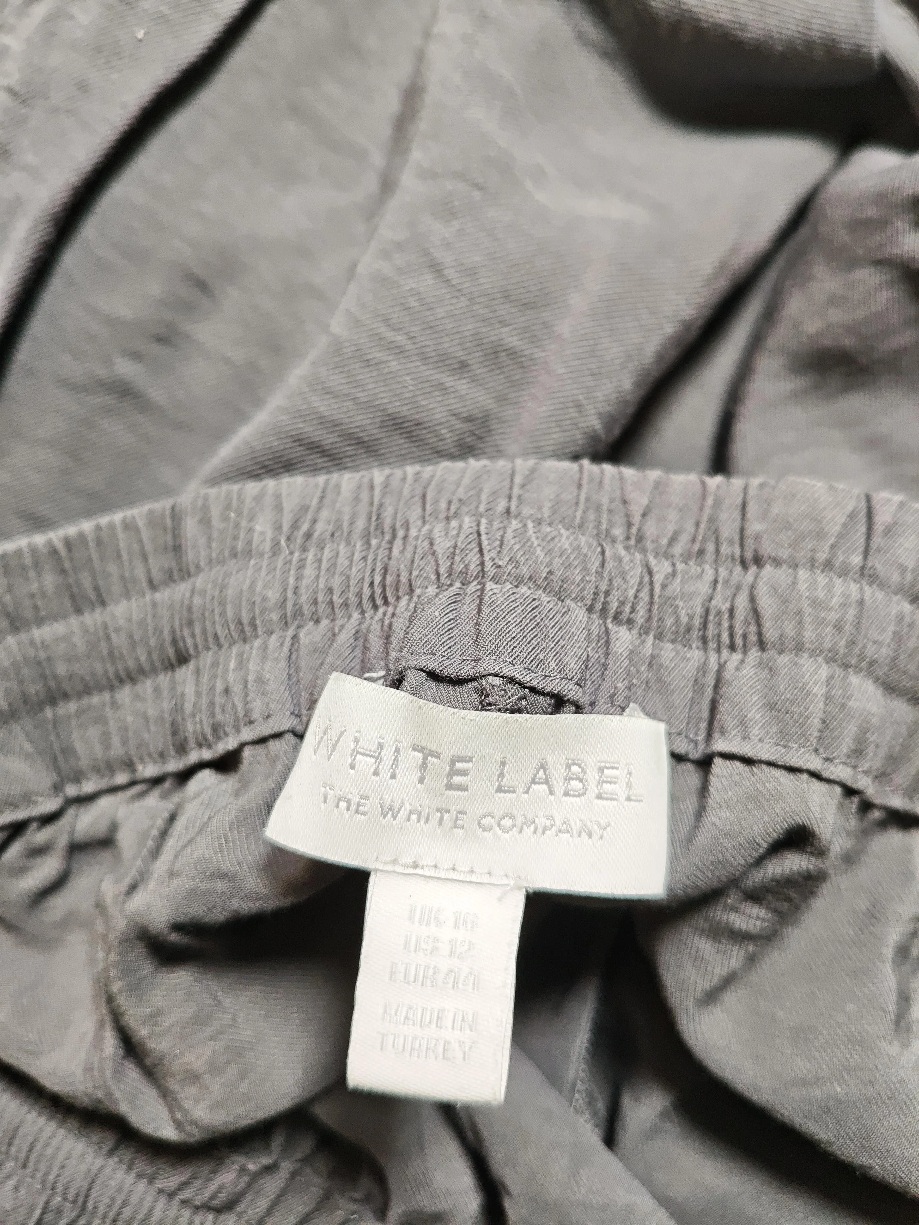 The White Company Women's Sports Bottoms UK 16 Grey Viscose - Image 5