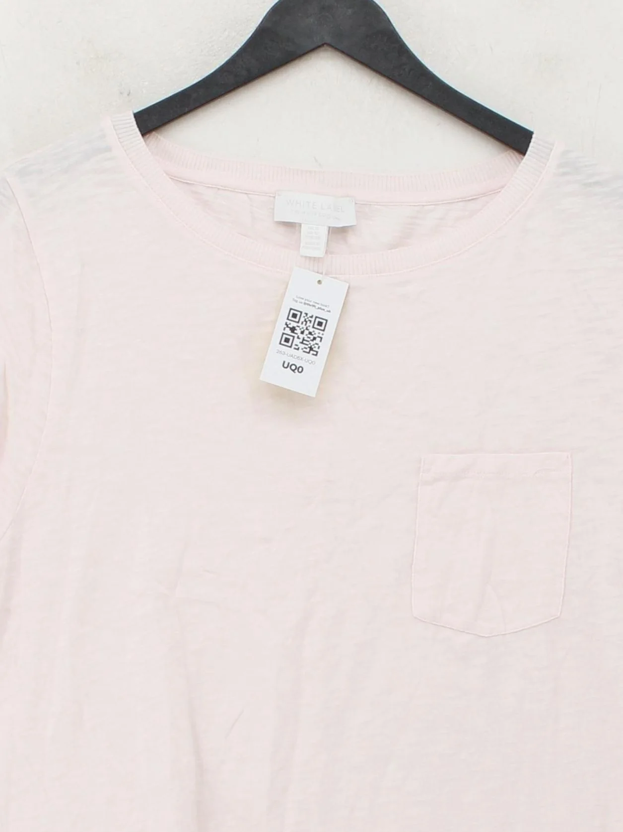 The White Company Women's T-Shirt L Pink 100% Cotton Basic - Image 3