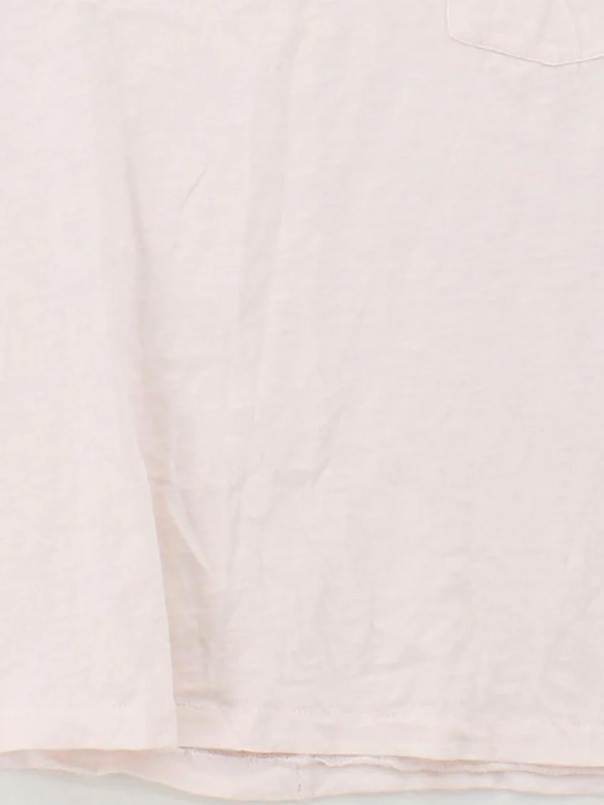 The White Company Women's T-Shirt L Pink 100% Cotton Basic - Image 4