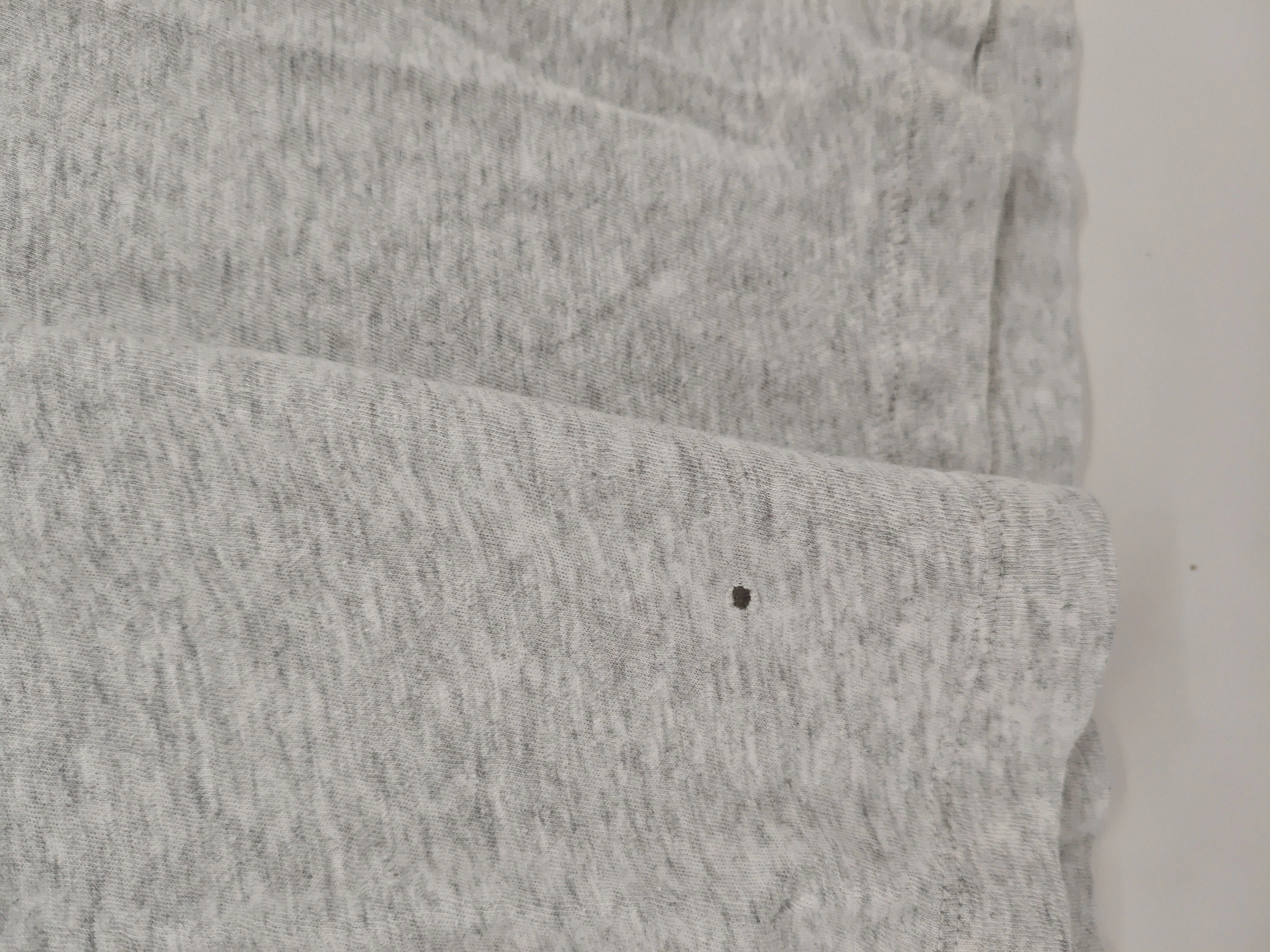 The White Company Women's T-Shirt M Grey 100% Cotton Short Sleeve V-Neck Basic - Image 5