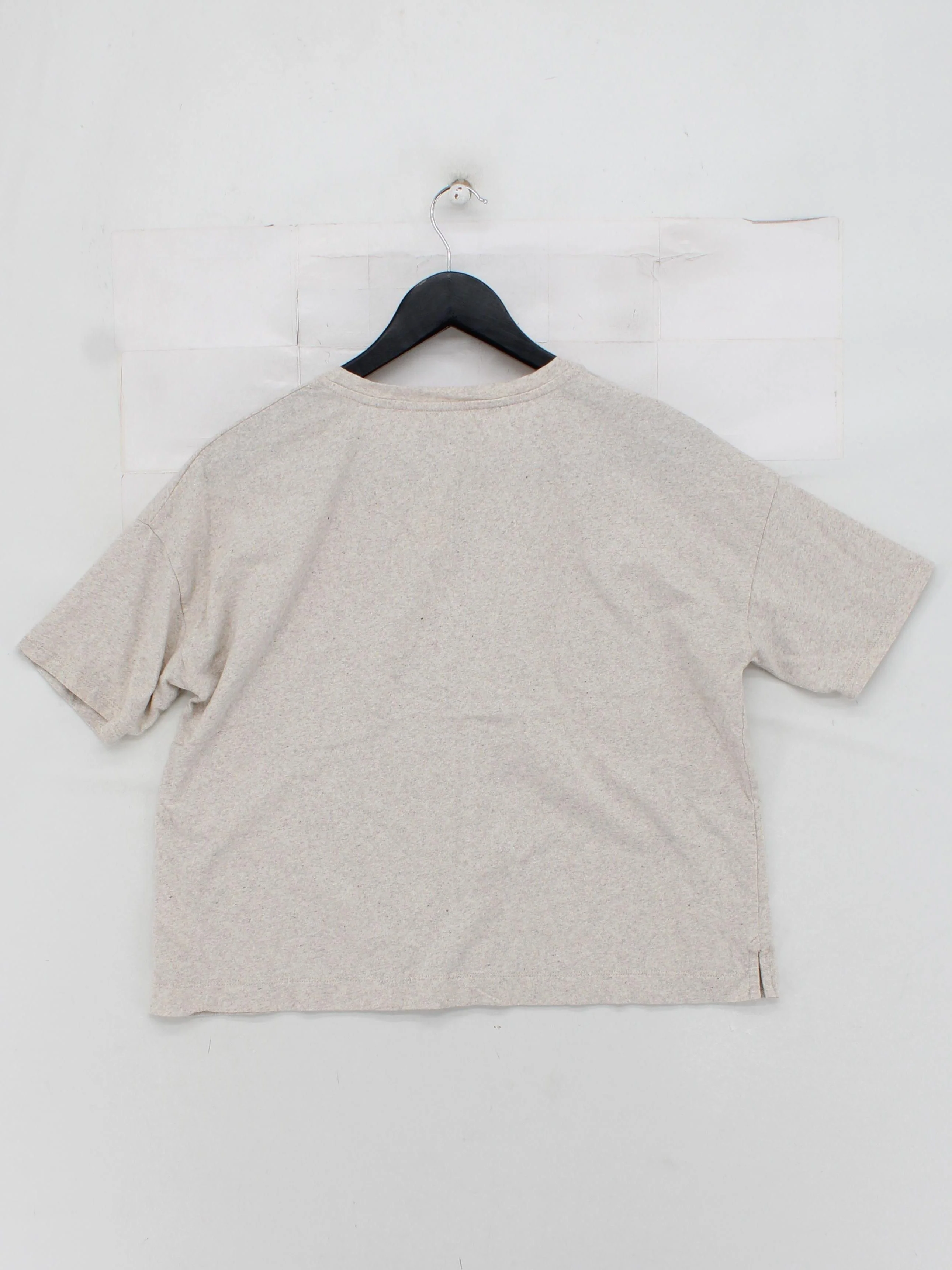 The White Company Women's T-Shirt S Cream 100% Cotton Basic - Image 2