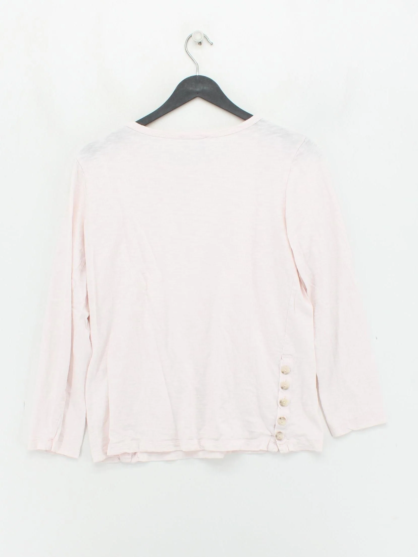 The White Company Women's T-Shirt S Pink 100% Cotton Basic - Image 2