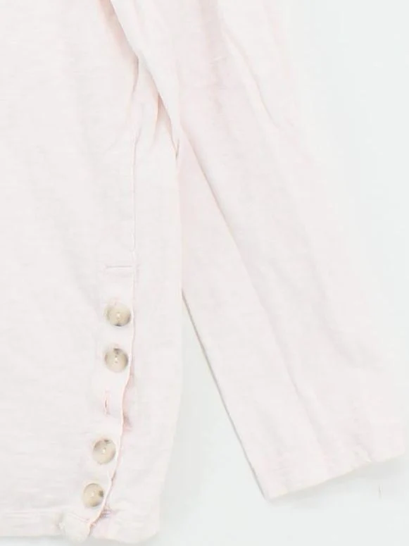 The White Company Women's T-Shirt S Pink 100% Cotton Basic - Image 4