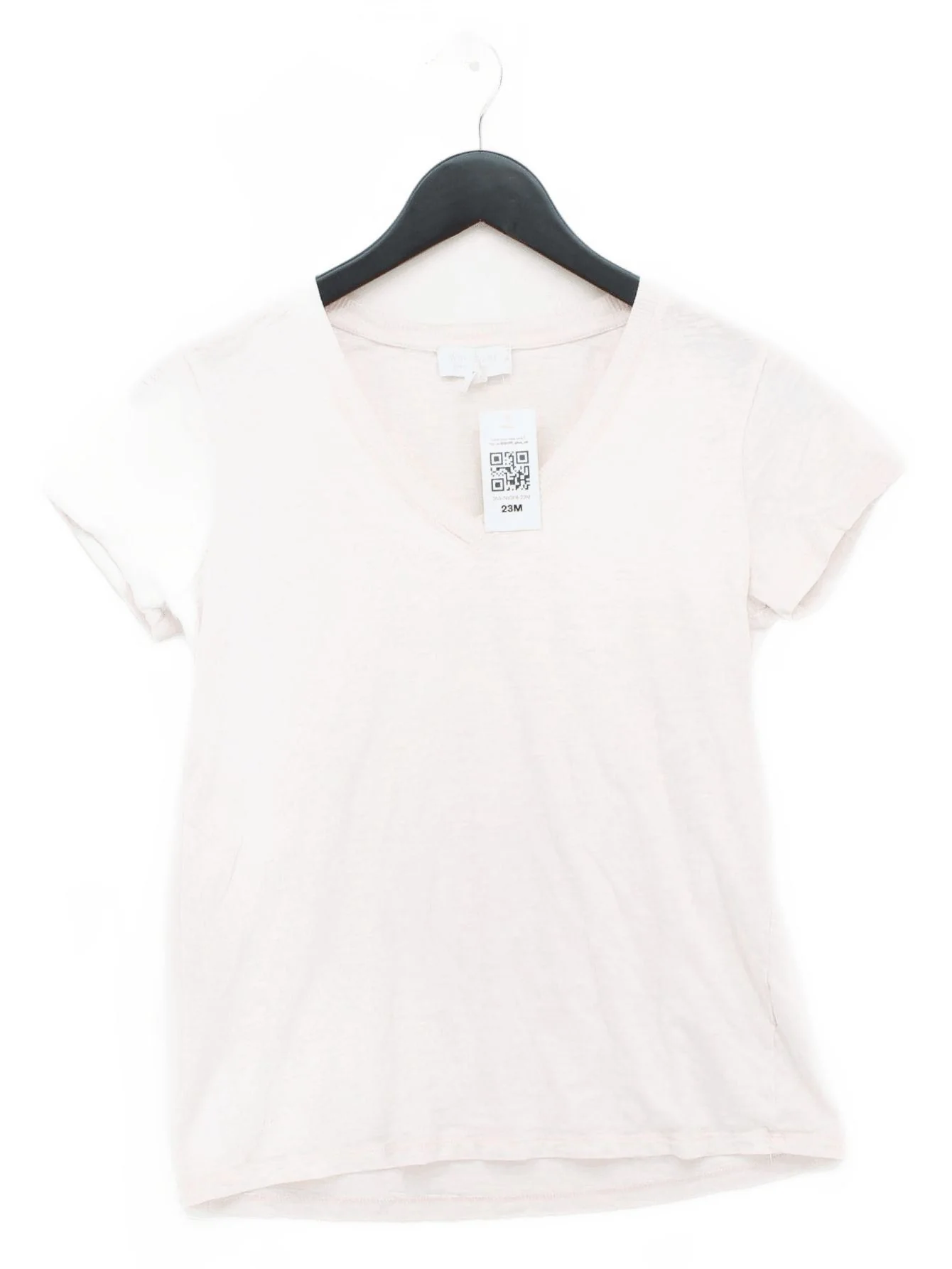 The White Company Women's T-Shirt UK 10 Pink 100% Other Basic