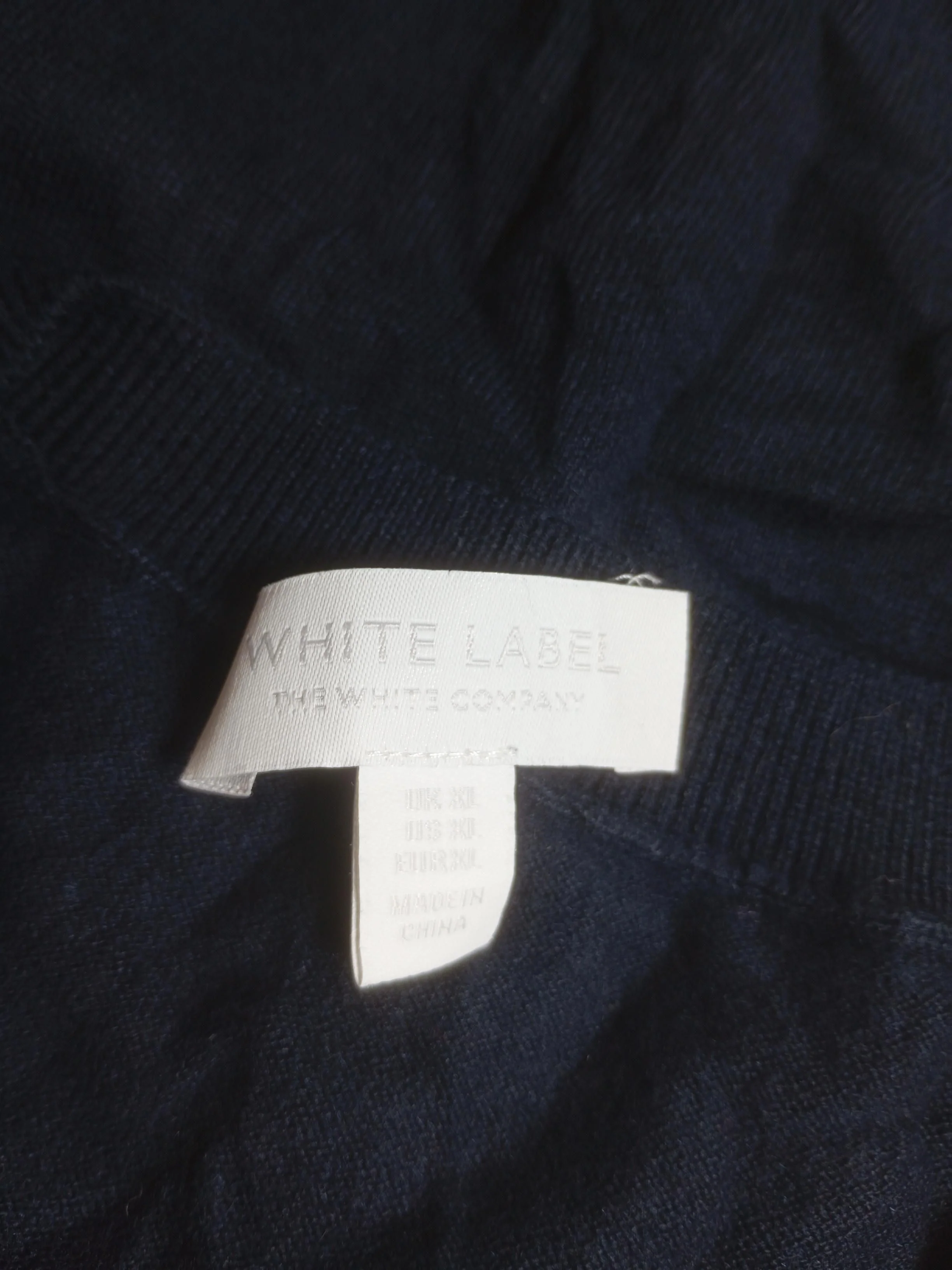 The White Company Women's T-Shirt XL Blue Cotton with Viscose, Nylon Basic - Image 5