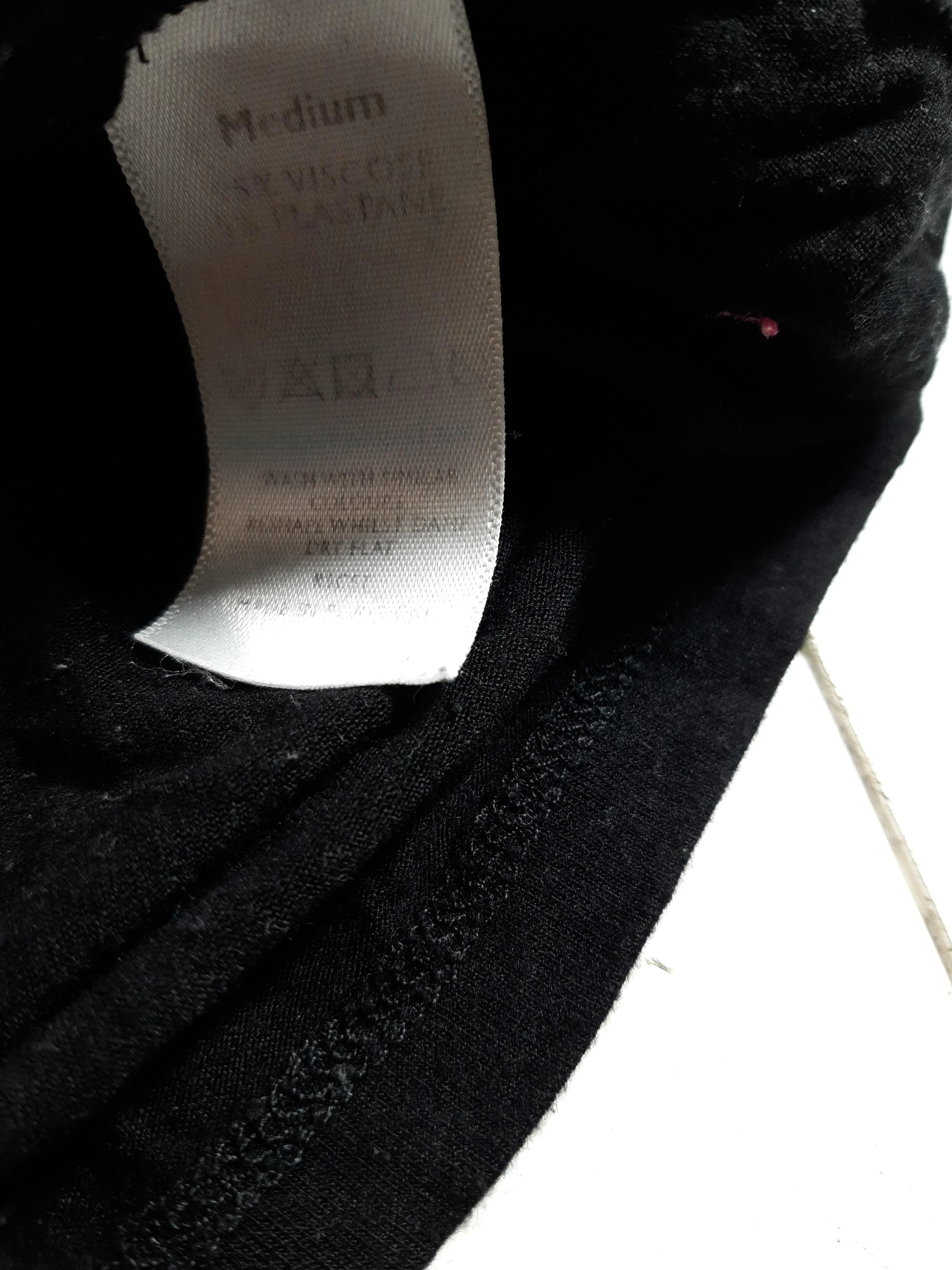 The White Company Women's Top M Black Viscose with Elastane Basic - Image 8