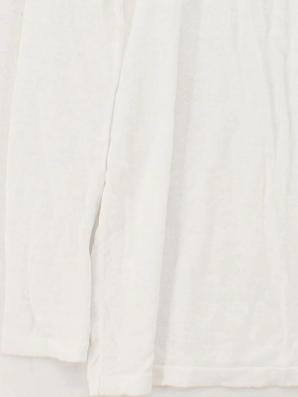 The White Company Women's Top S White 100% Linen Long Sleeve V-Neck Basic - Image 4