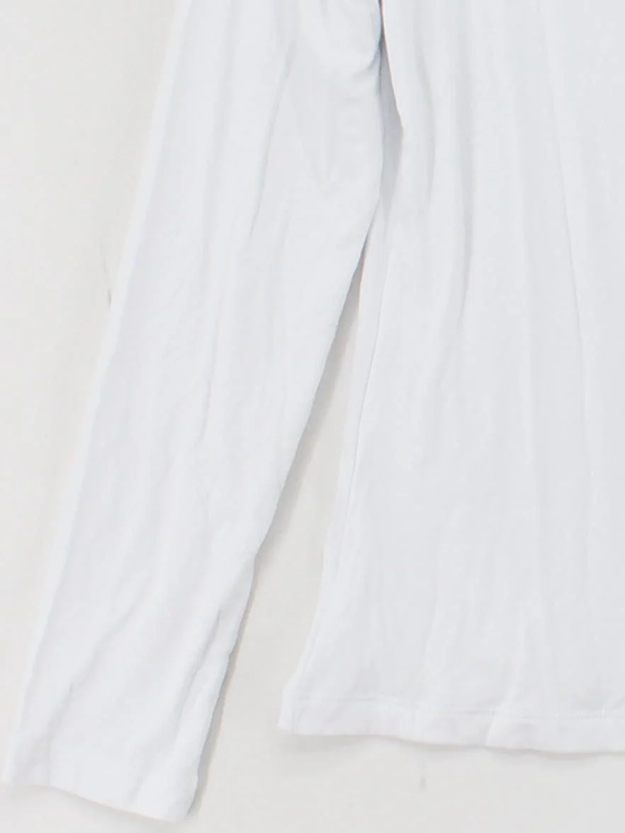 The White Company Women's Top UK 12 White Lyocell Modal with Elastane Basic - Image 4