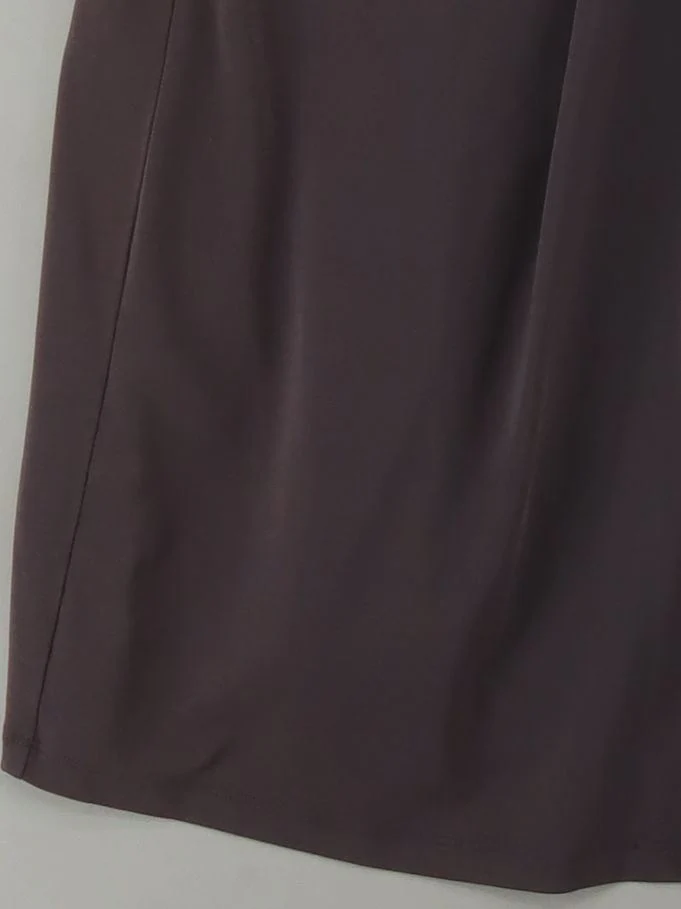 The White Company Women's Top UK 14 Brown Viscose with Polyamide Tunic - Image 4