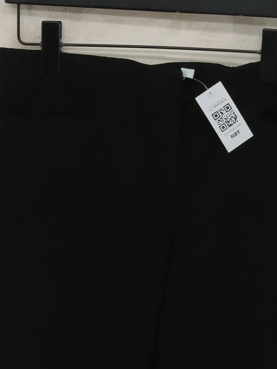 The White Company Women's Trousers UK 12 Black 100% Other Straight Chino - Image 3
