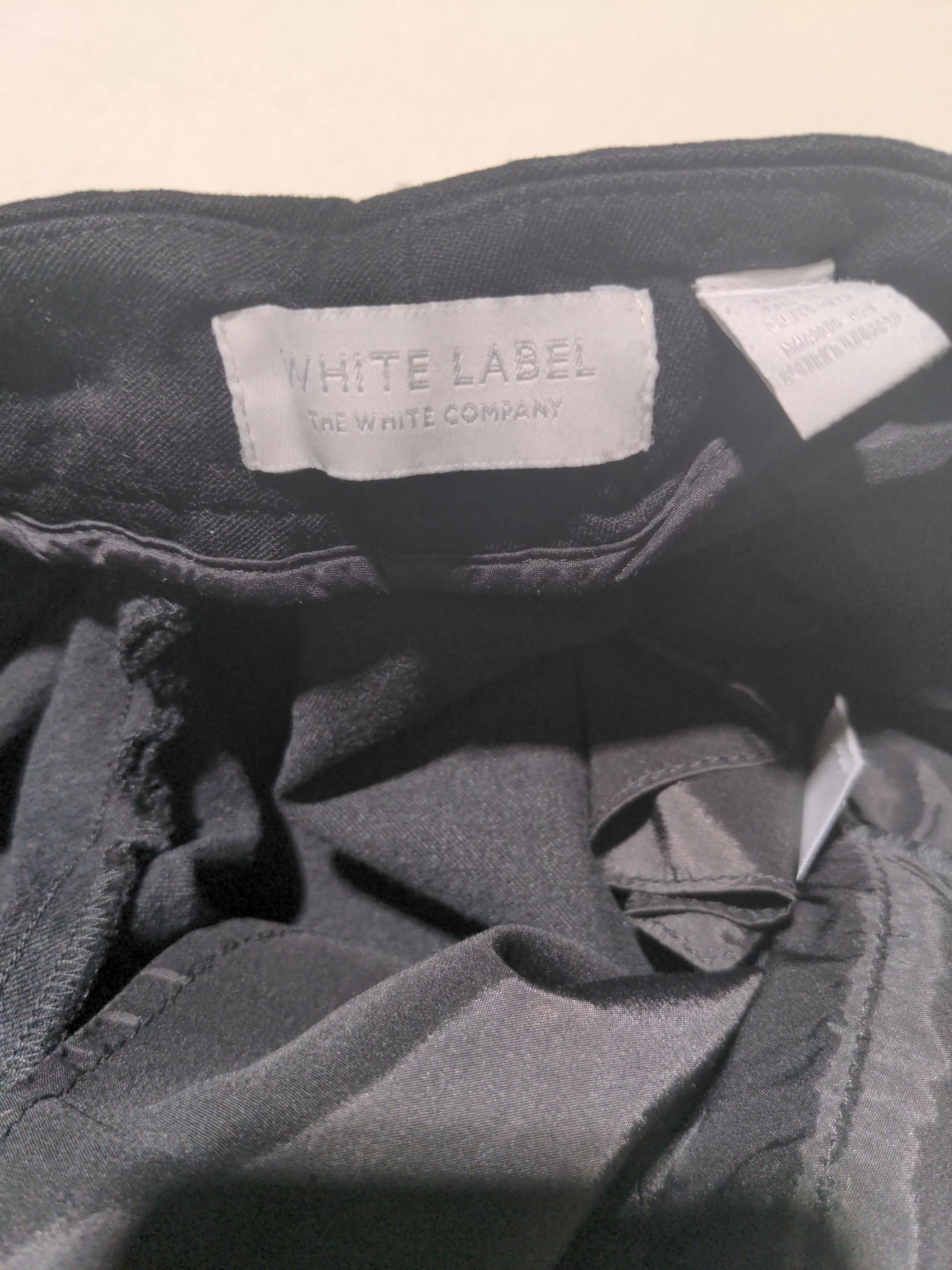 The White Company Women's Trousers UK 12 Black 100% Other Straight Chino - Image 5