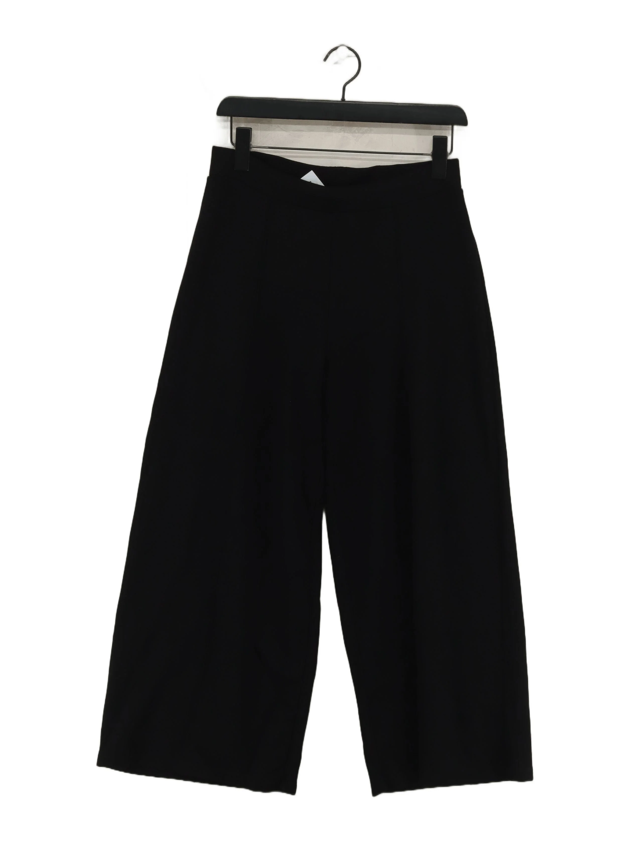The White Company Women's Trousers UK 12 Black Viscose