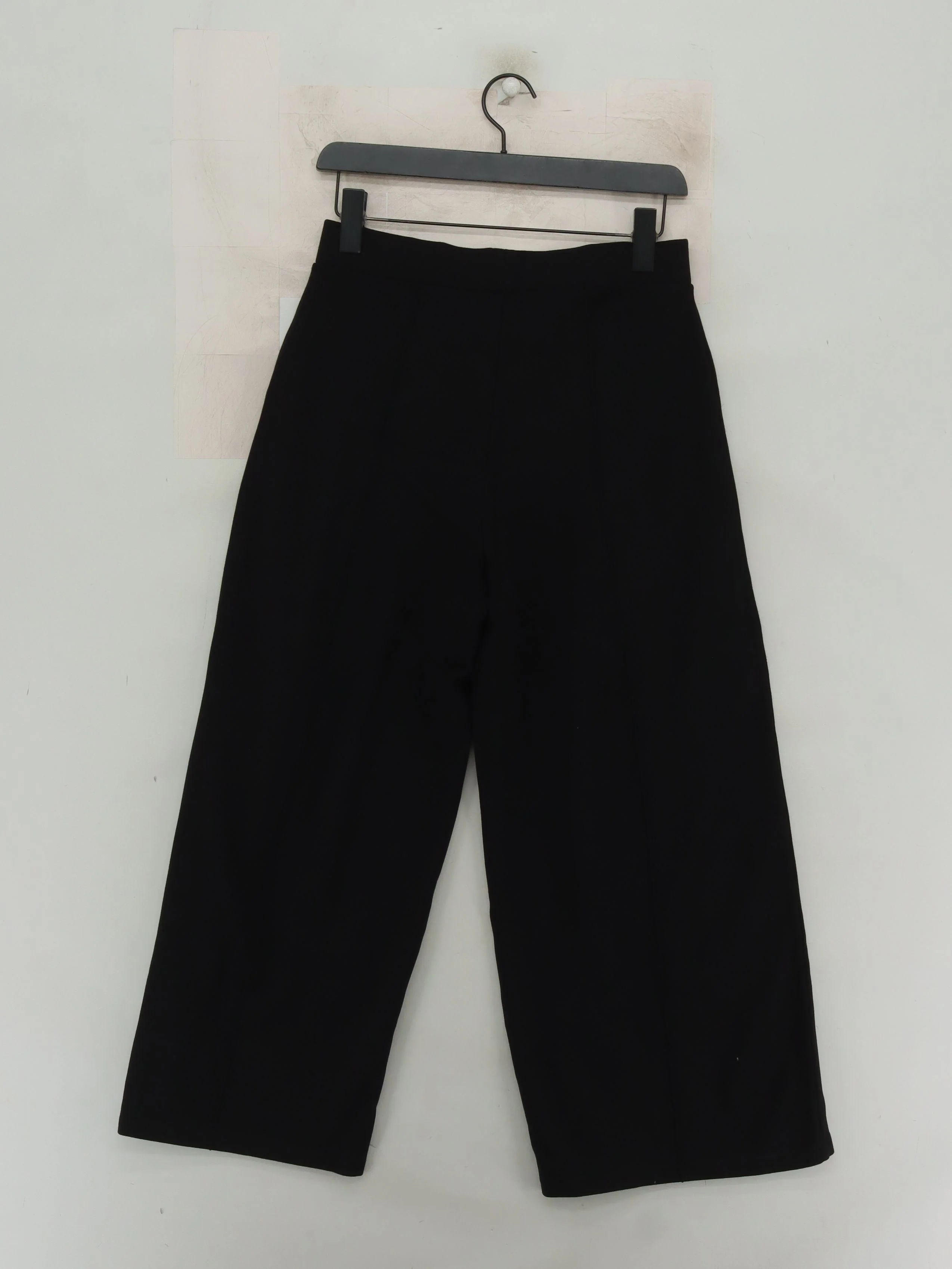 The White Company Women's Trousers UK 12 Black Viscose - Image 2