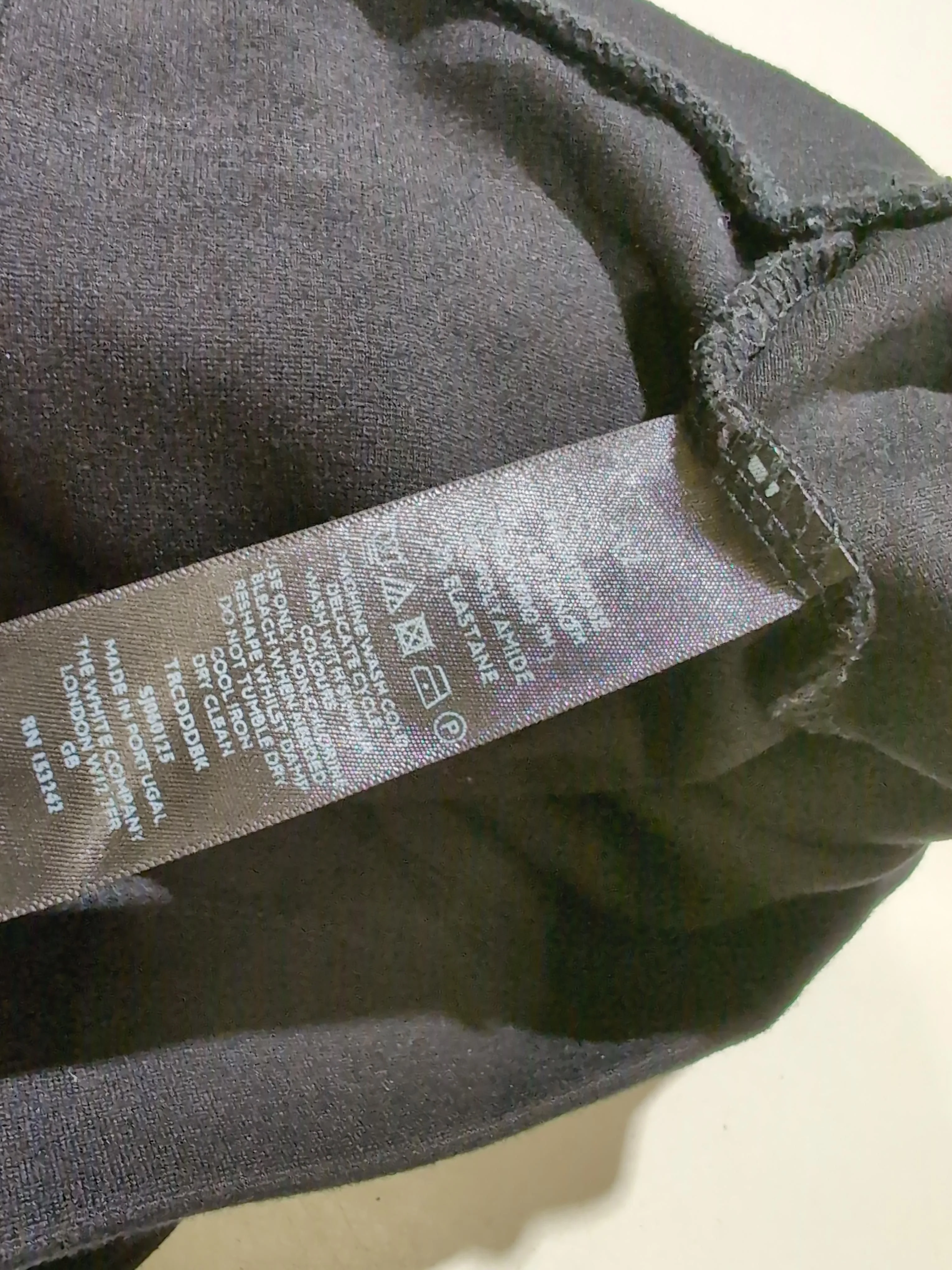 The White Company Women's Trousers UK 12 Black Viscose - Image 5
