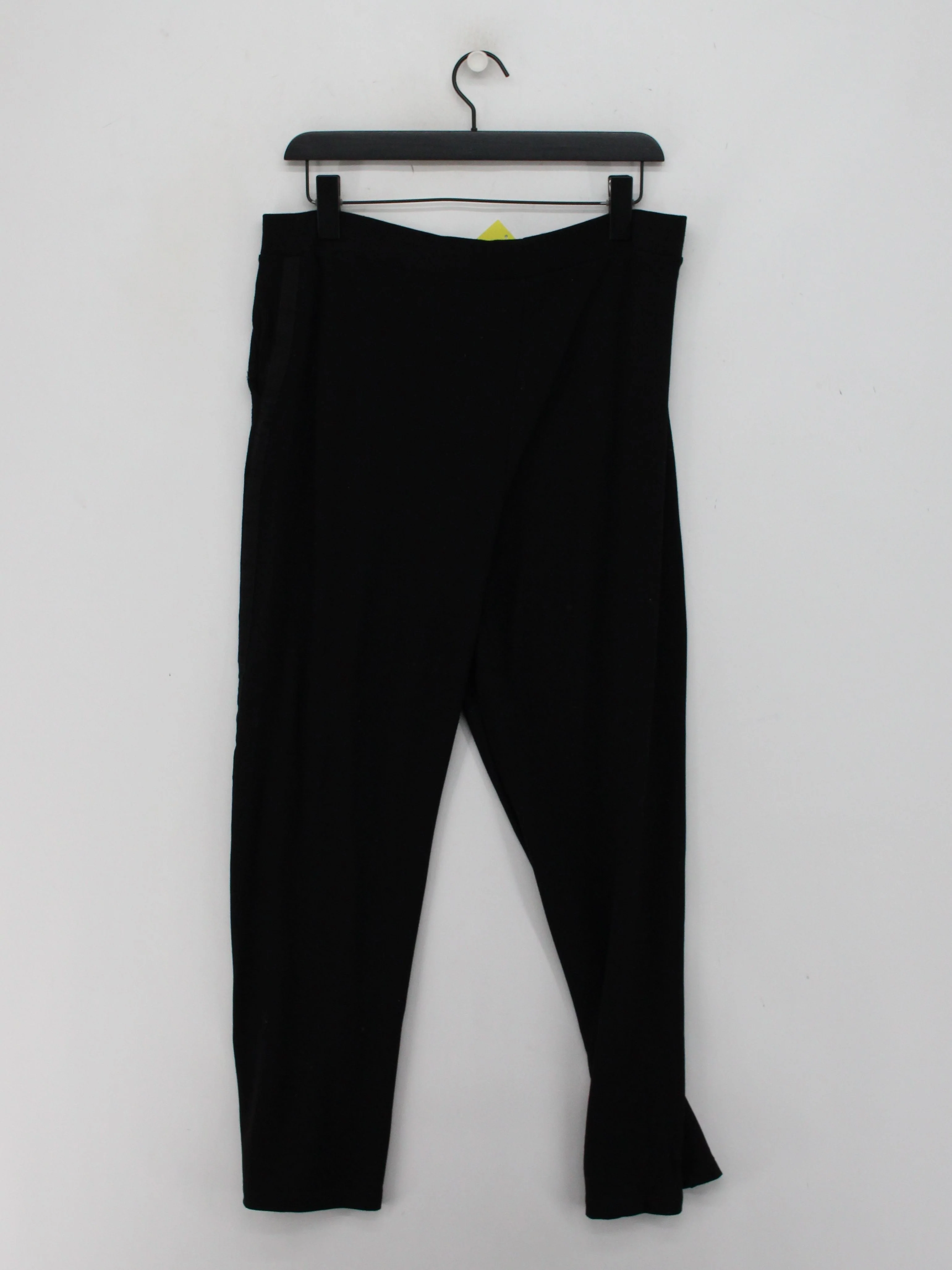 The White Company Women's Trousers UK 16 Black Viscose - Image 2
