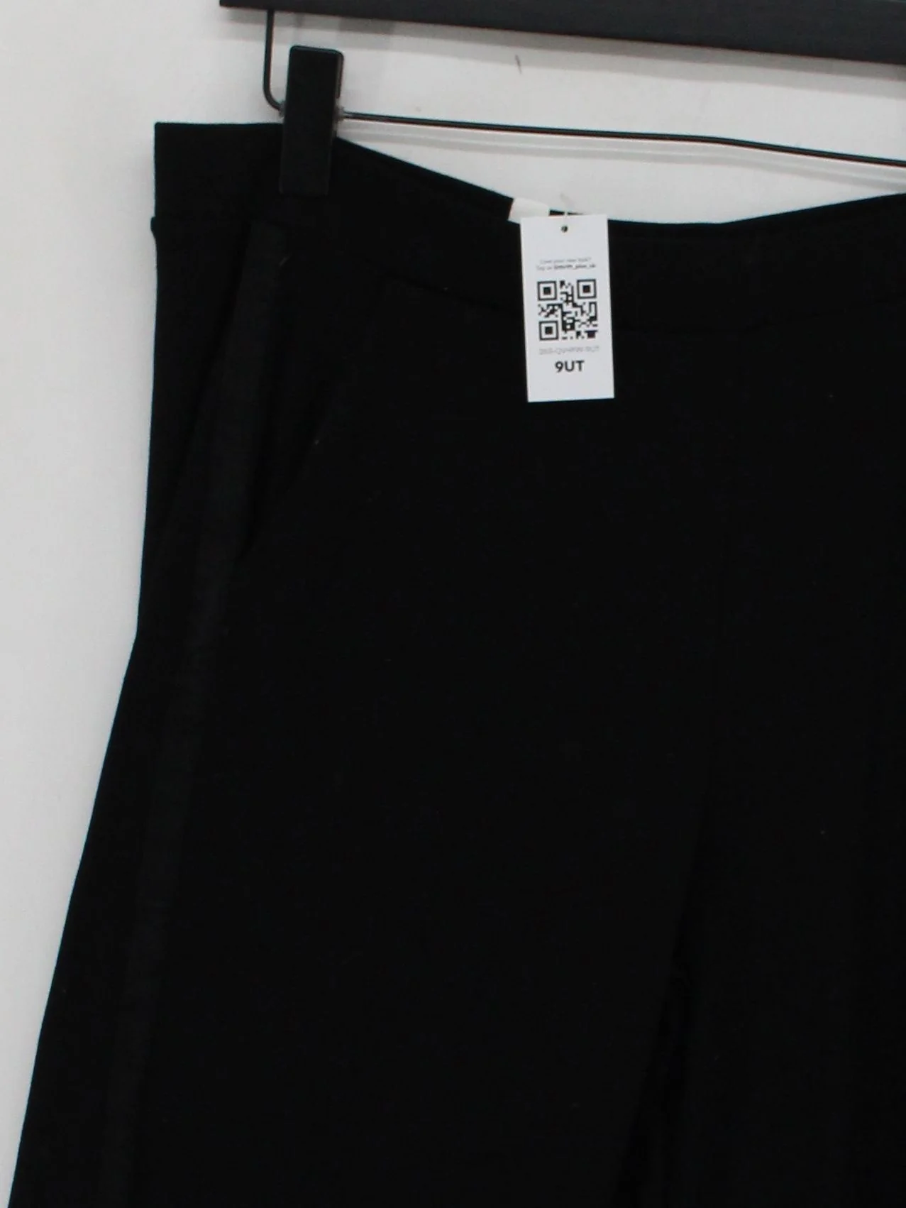 The White Company Women's Trousers UK 16 Black Viscose - Image 3