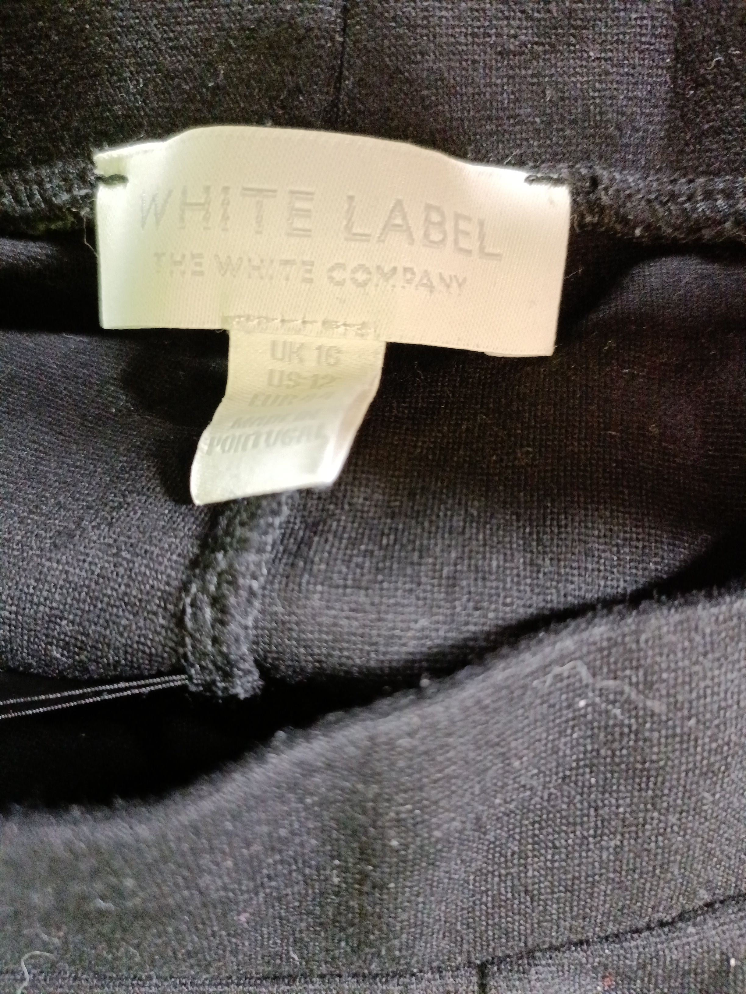 The White Company Women's Trousers UK 16 Black Viscose - Image 5