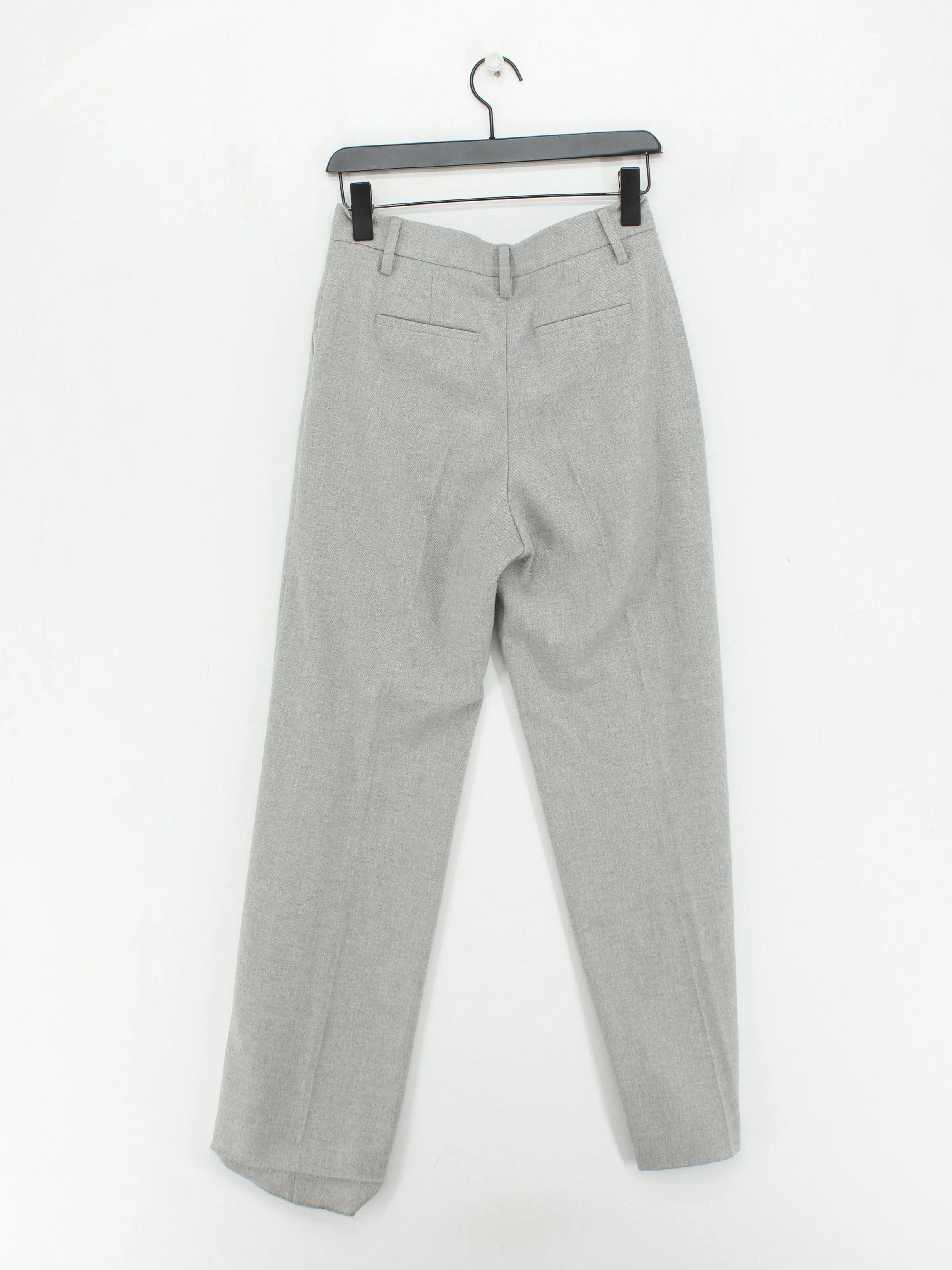 The White Company Women's Trousers UK 8 Grey Wool - Image 2