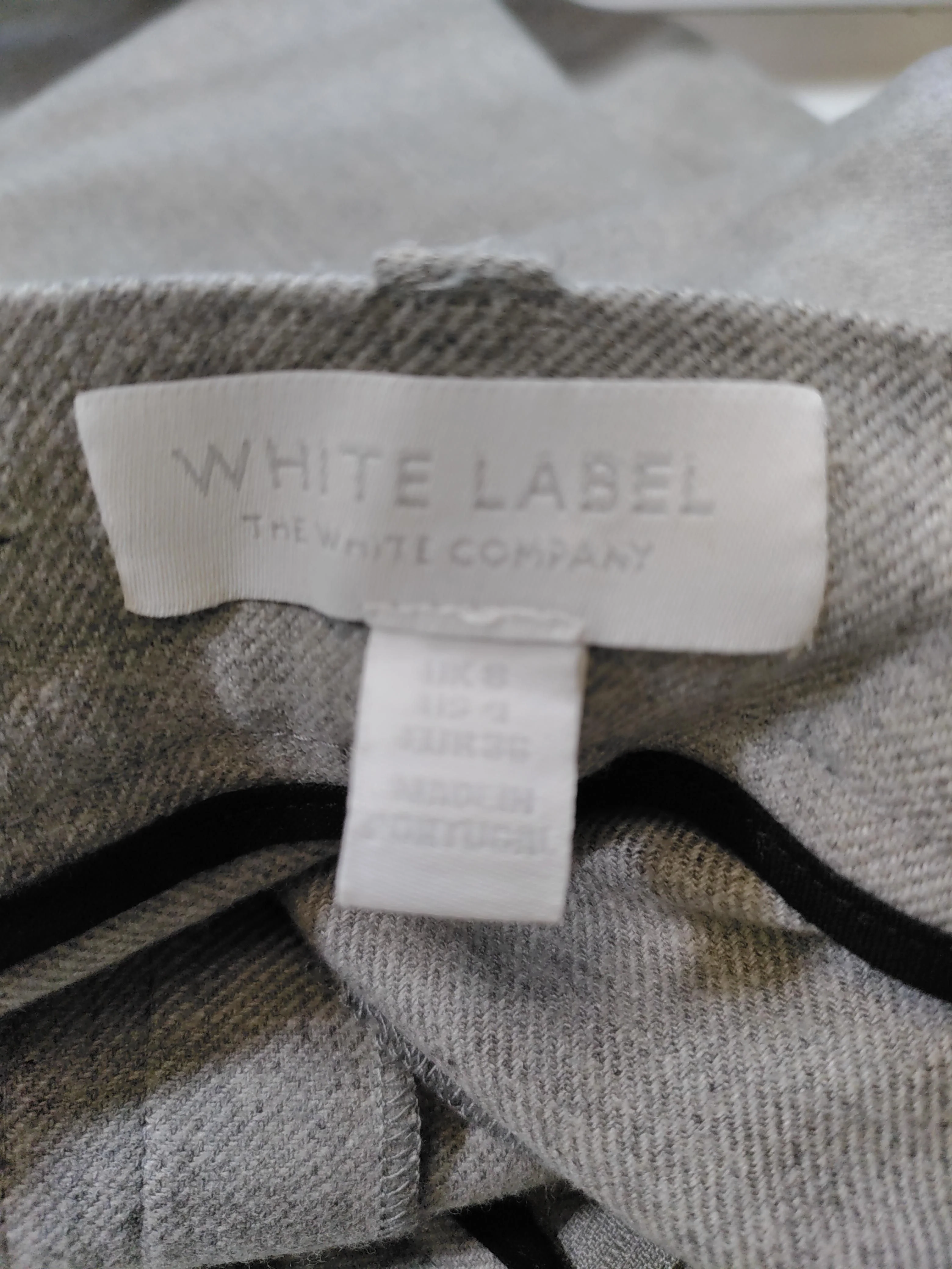The White Company Women's Trousers UK 8 Grey Wool - Image 5
