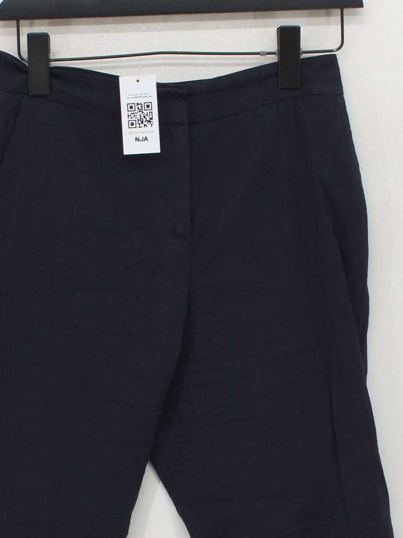 The White Label Women's Trousers UK 10 Black Linen - Image 3