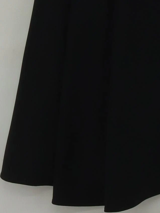 Theory A-Line Mini Dress in Black - Image 4