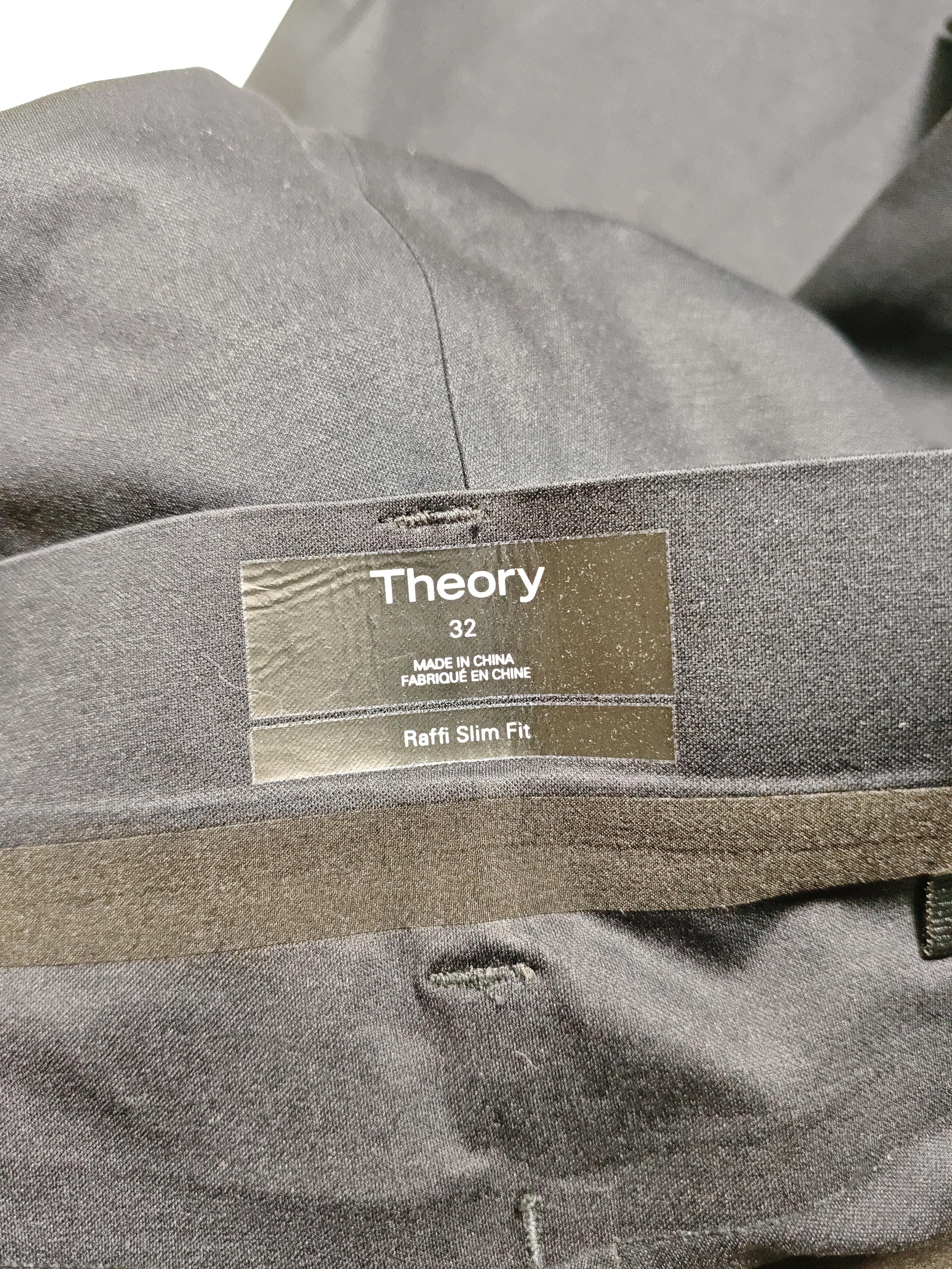 Theory Men's Trousers W 32 in Black Polyester with Cotton Tapered Chino - Image 6