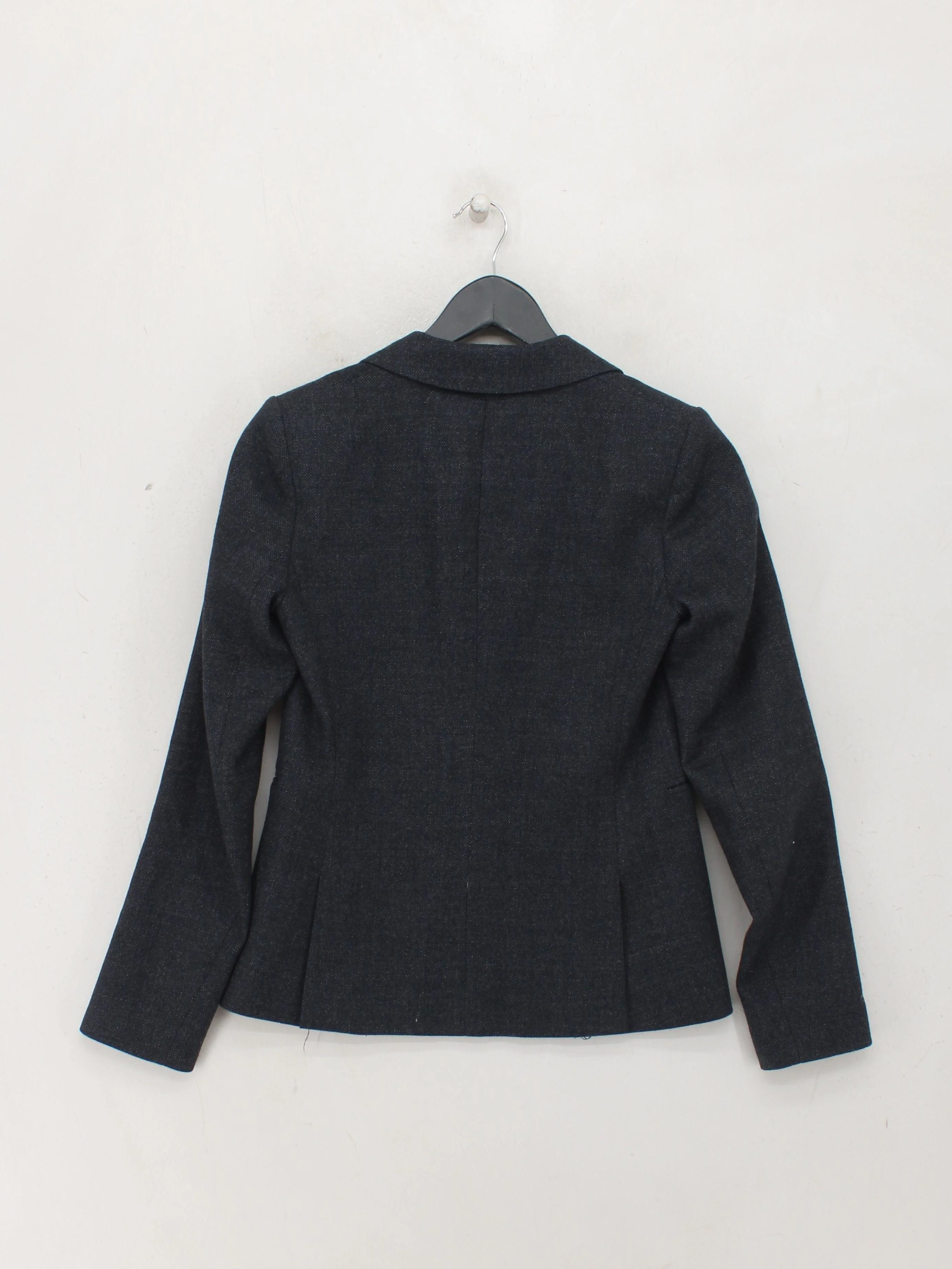 Theory Women's Blazer UK 4 Blue Wool with Elastane Overcoat - Image 2